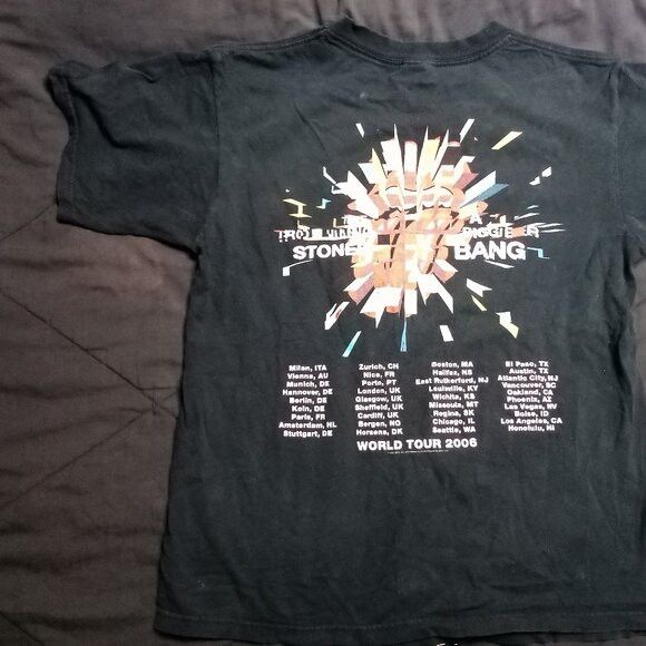 Anvil × Band Tees × Vintage Vintage Rolling Stones A Bigger Bang Tour 2006 T-Shirt Size US M / EU 48-50 / 2 - 4 Thumbnail