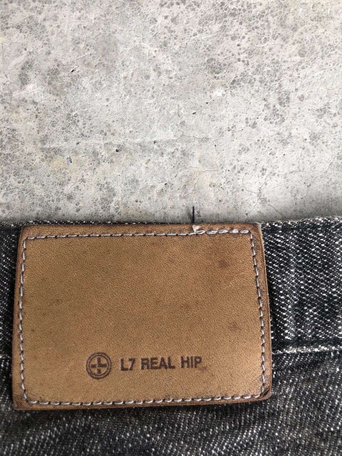 If Six Was Nine Japanese L7 Real Flared Jeans Distressed Jeans Size US 33 - 19 Thumbnail
