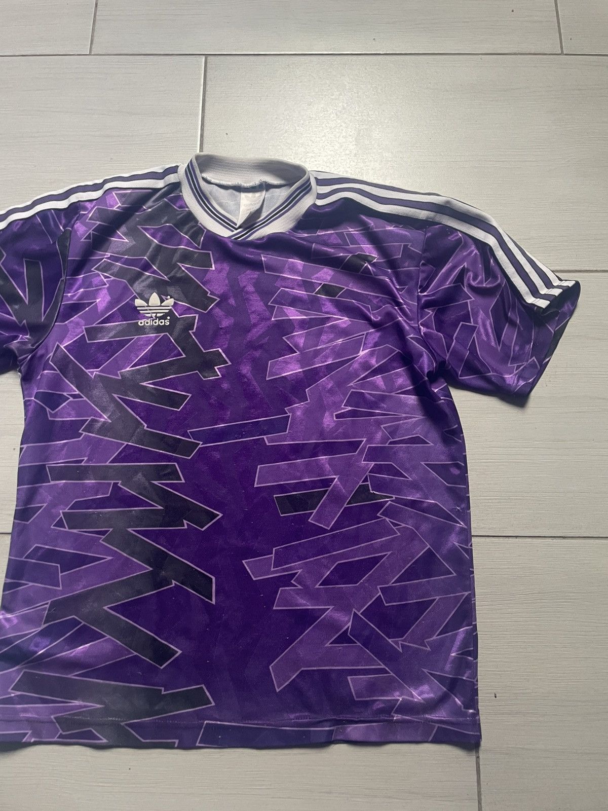 Adidas × Designer × Vintage Adidas template vintage 90s archive football jersey made 🇬🇧 Size US XXS / EU 40 - 5 Thumbnail