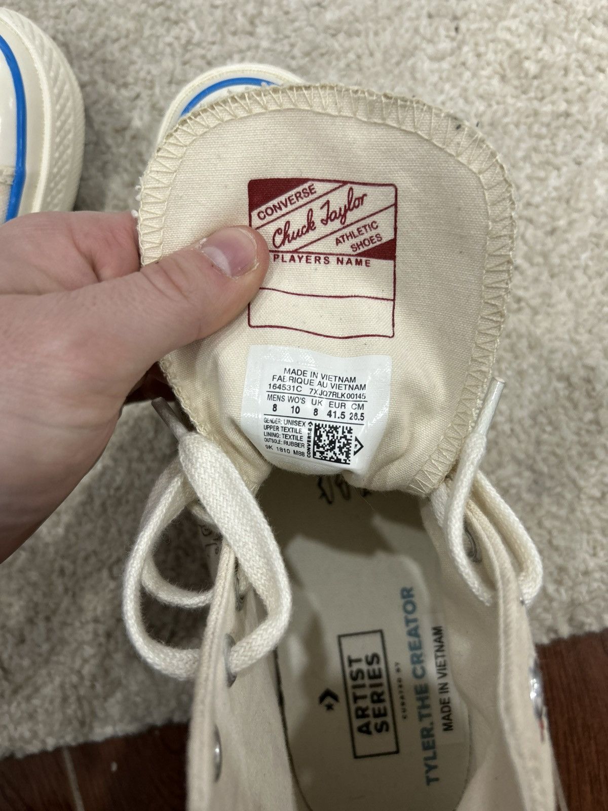 Converse Converse Tyler the Creator Golf Wang Artist Series golf wang Size US 8 / EU 41 - 7 Thumbnail