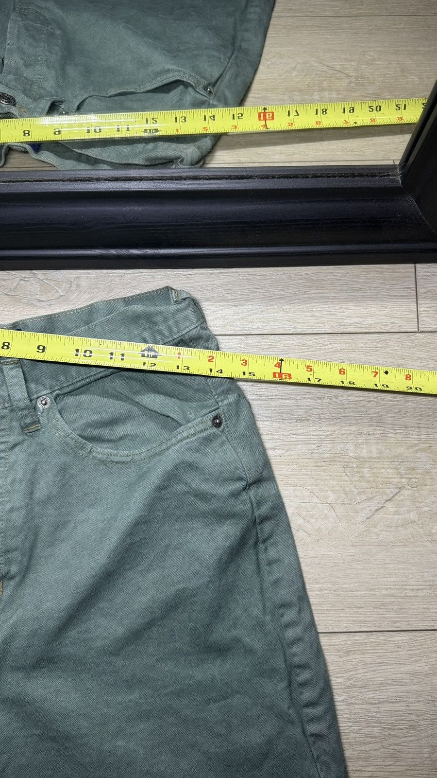 Gap Y2K 2000s Green Gap Stone Wash Relaxed Fit Jean Short Jorts Size 28" / US 6 / IT 42 - 8 Thumbnail