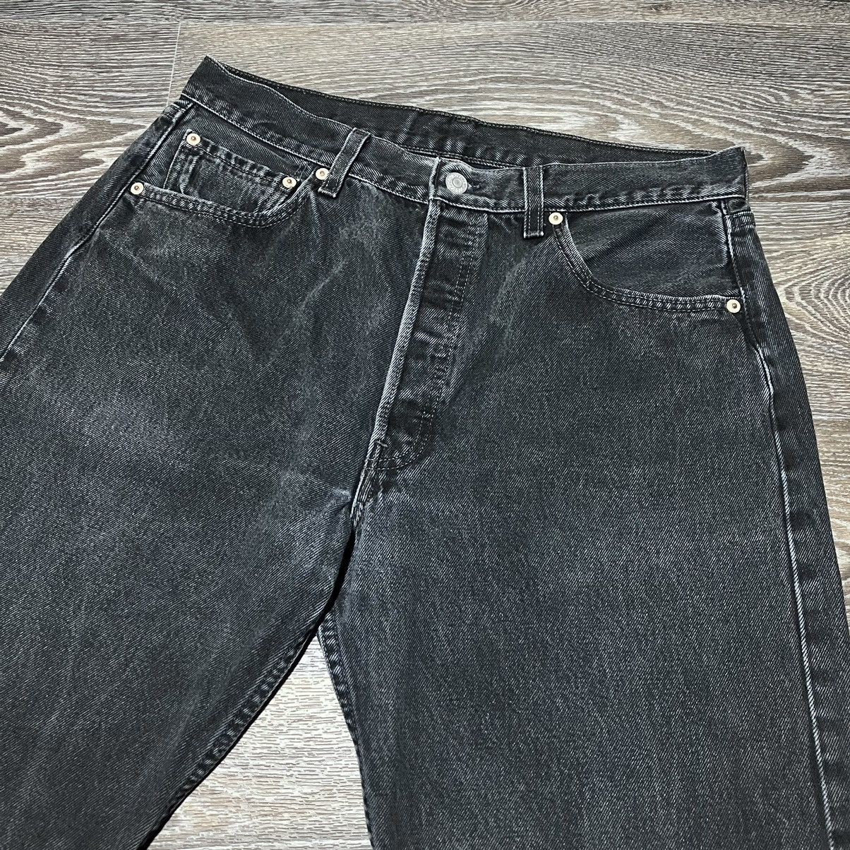 Levi's Vintage LEVI’S 501 Made In USA Washed Denim Black Jeans Size US 34 / EU 50 - 3 Thumbnail