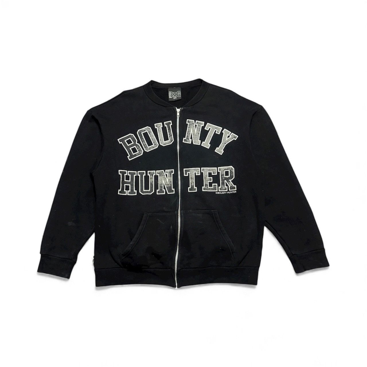 Bounty Hunter Streetwear Bounty Hunter Black zip-up Sweatshirt Size US XL / EU 56 / 4 - 2 Thumbnail