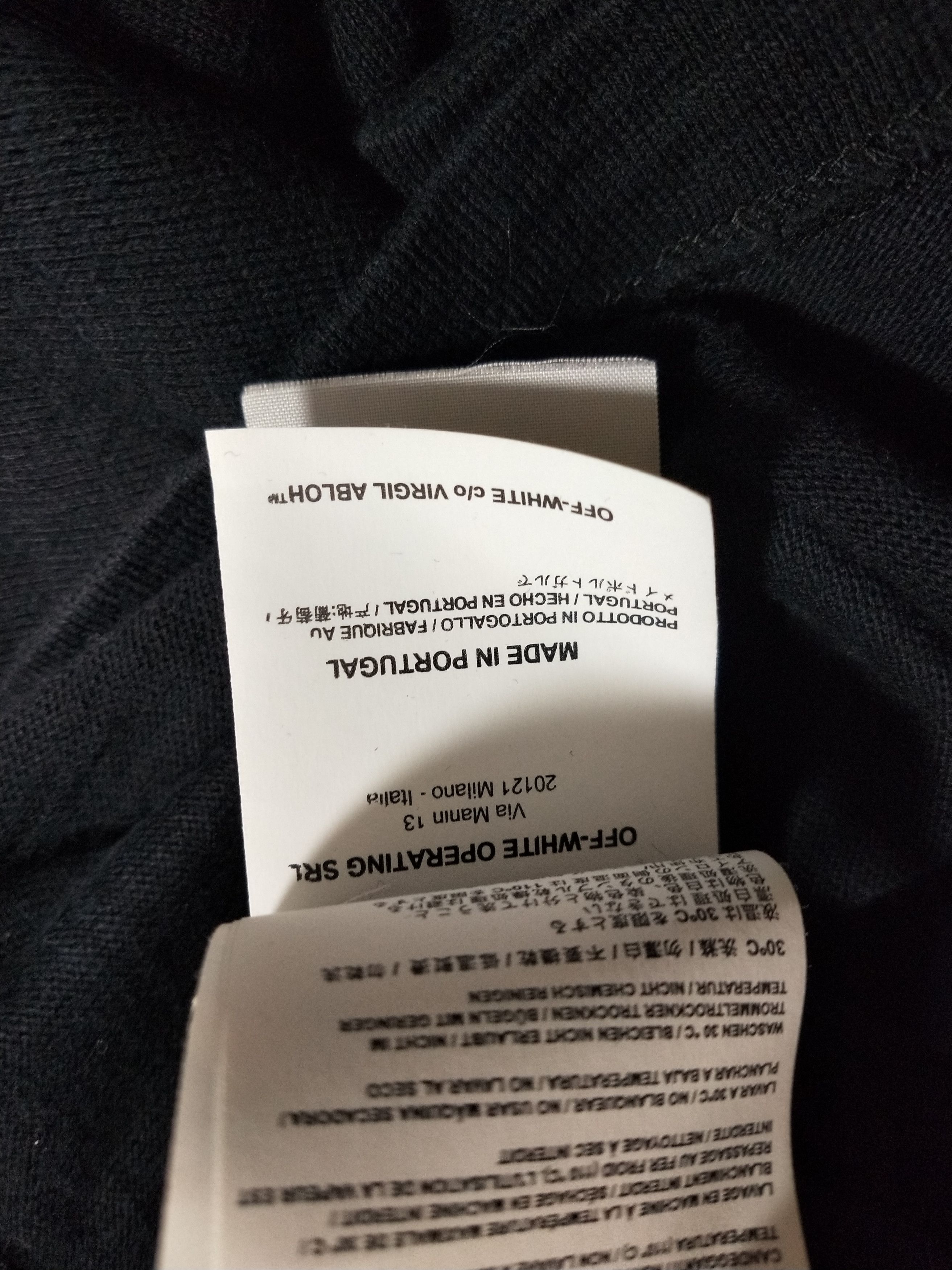 Off-White Diagonal Caravaggio L/S Tee Size US S / EU 44-46 / 1 - 7 Thumbnail