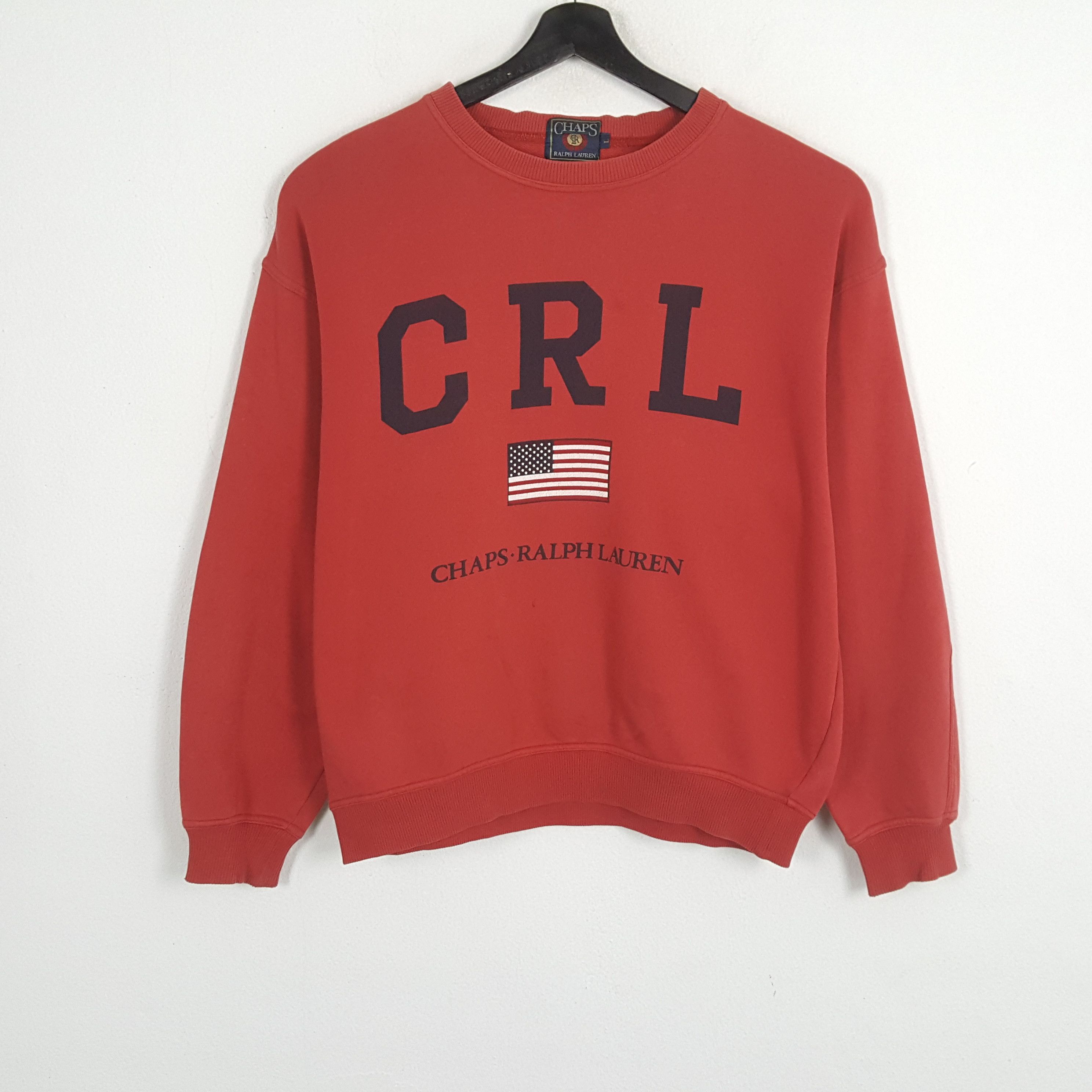 Chaps × Chaps Ralph Lauren × Vintage CHAPS RALPH LAUREN Center Design Style Sweatshirt Size US XL / EU 56 / 4 - 1 Thumbnail