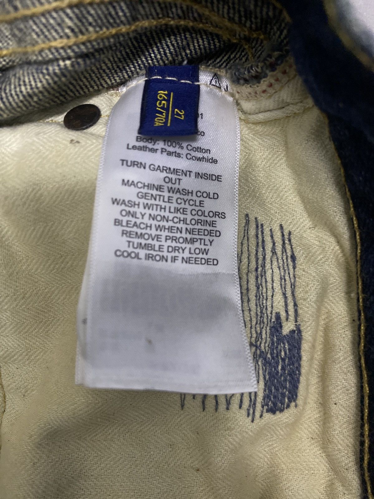 Polo Ralph Lauren POLO RALPH LAUREN DISTRESS MINI SKIRT Size 30" / US 8 / IT 44 - 7 Thumbnail