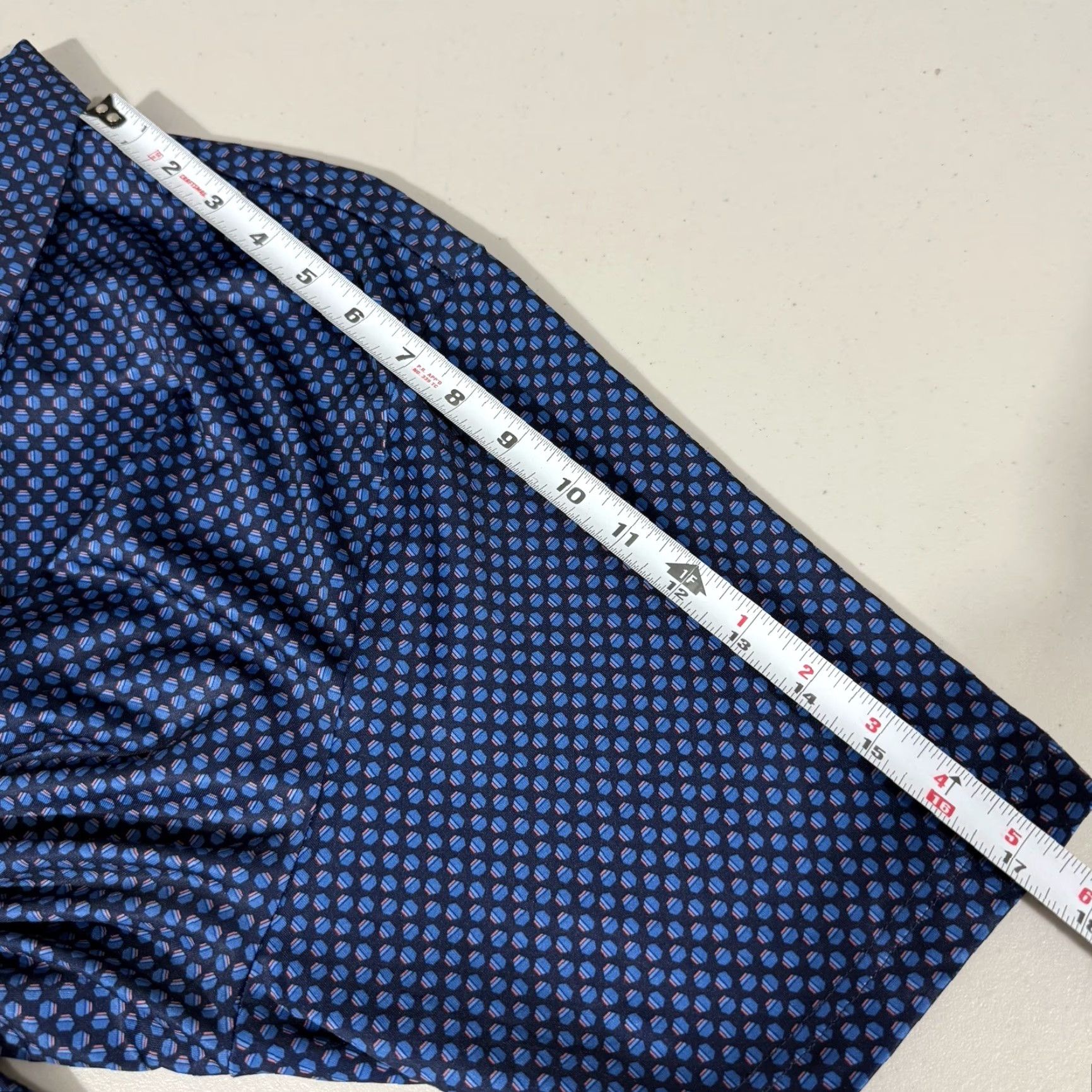 Roundtree & Yorke Roundtree & Yorke Performance Men’s Blue Golf Shirt All Over Print Polo L Size US L / EU 52-54 / 3 - 5 Thumbnail