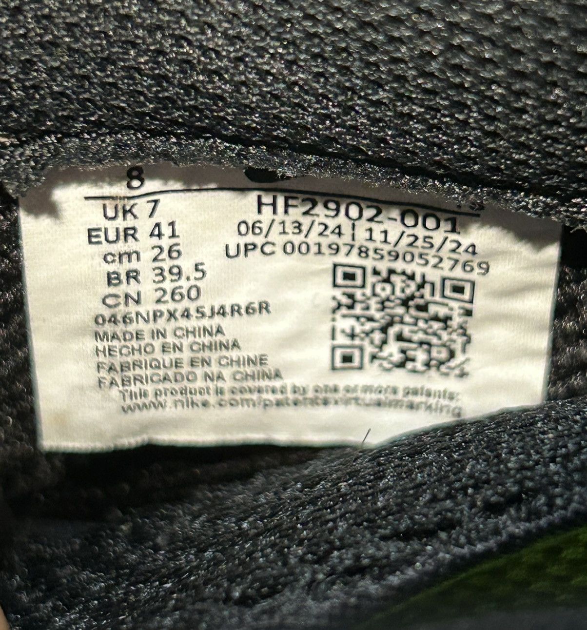 Nike Size 8 - Nike Air Foamposite One Black Volt 2024 NEW Size US 8 / EU 41 - 8 Thumbnail