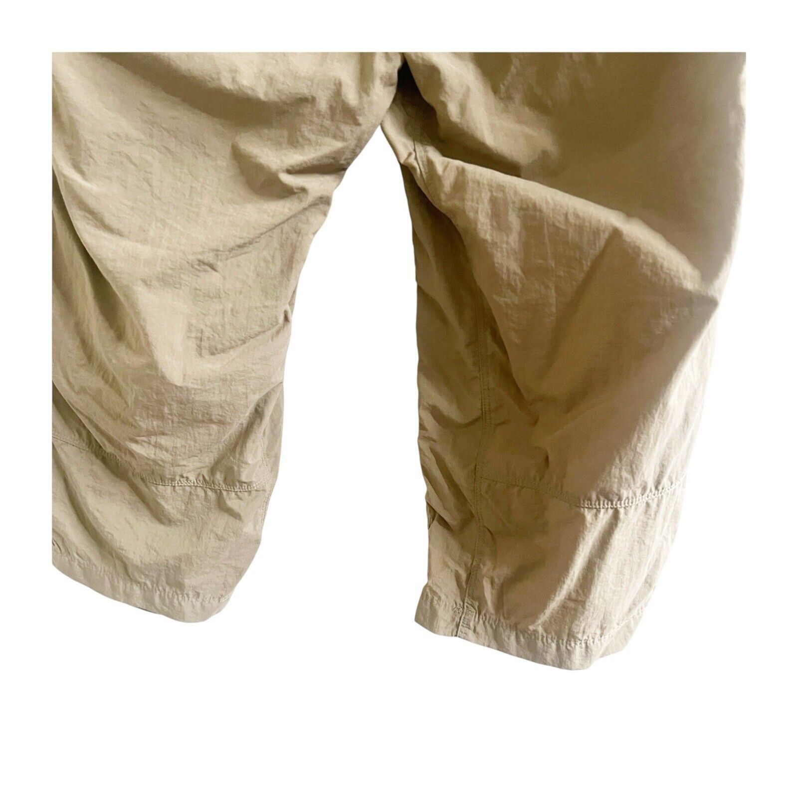 The North Face The North Face Cropped Nylon Pants Khaki Beige Size 12 Size 34" / US 12 / IT 48 - 5 Thumbnail