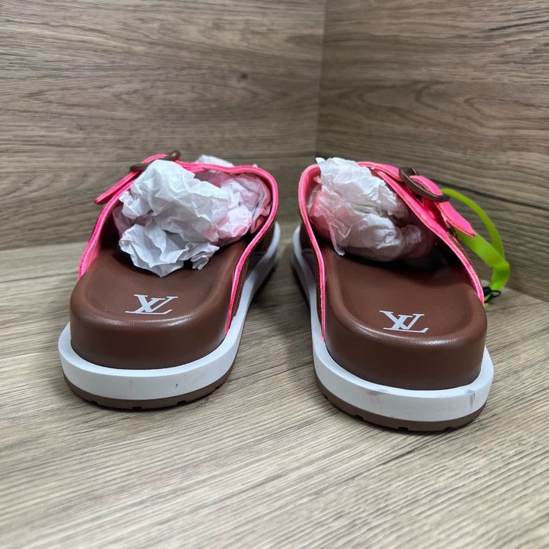 Louis Vuitton Louis Vuitton Trainer Brown Pink Slippers Size US 9 / EU 42 - 3 Thumbnail