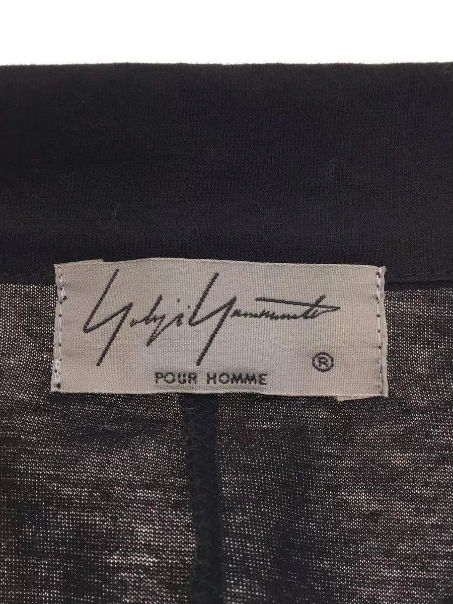 Yohji Yamamoto Long Black Button-Front Coat Size L. Size US L / EU 52-54 / 3 - 3 Thumbnail