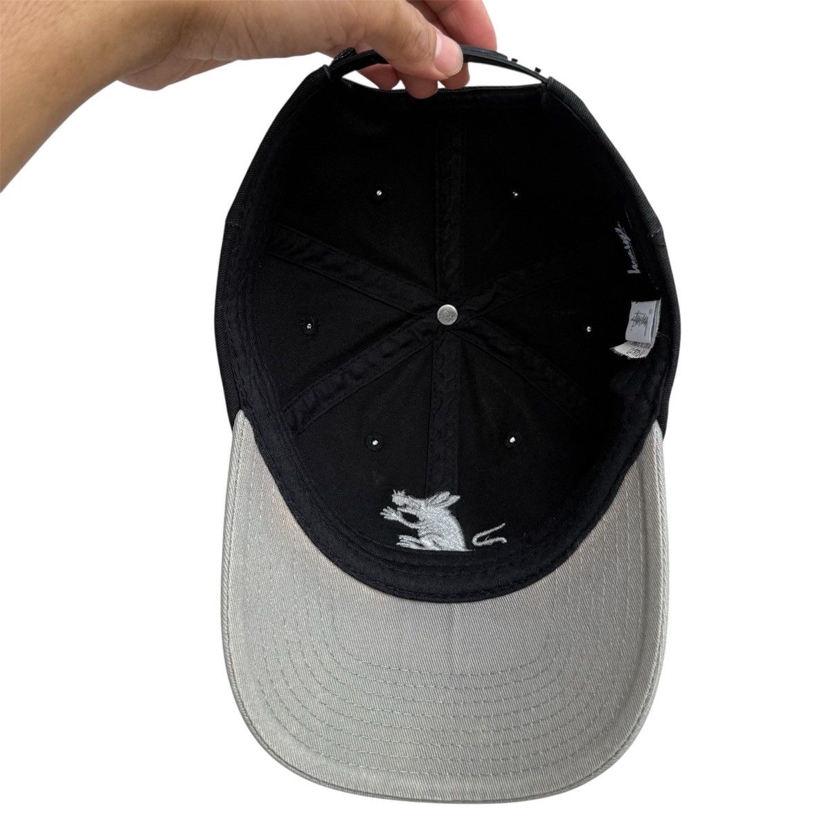 Stussy 🧢 Stussy Cap Rat Logo Cap Size ONE SIZE - 6 Thumbnail