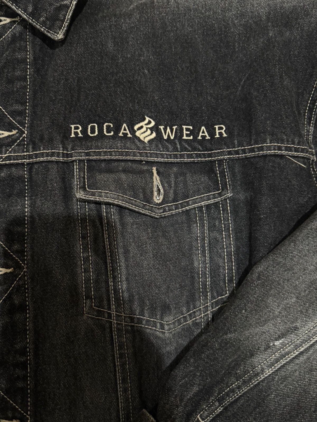 Rocawear ROCAWEAR VINTAGE DENIM JACKET Size US XL / EU 56 / 4 - 3 Thumbnail
