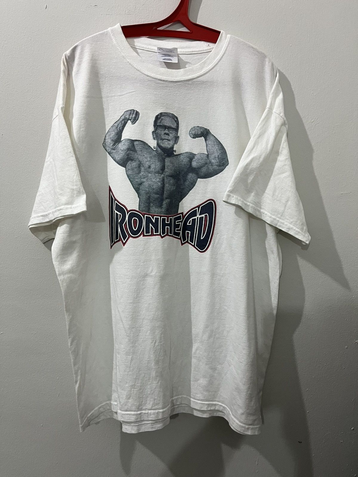 Band Tees 💥CRAZYY TRUE Vintage 90s Ironhead Frankeinstein T Shirts Size US XL / EU 56 / 4 - 1 Thumbnail
