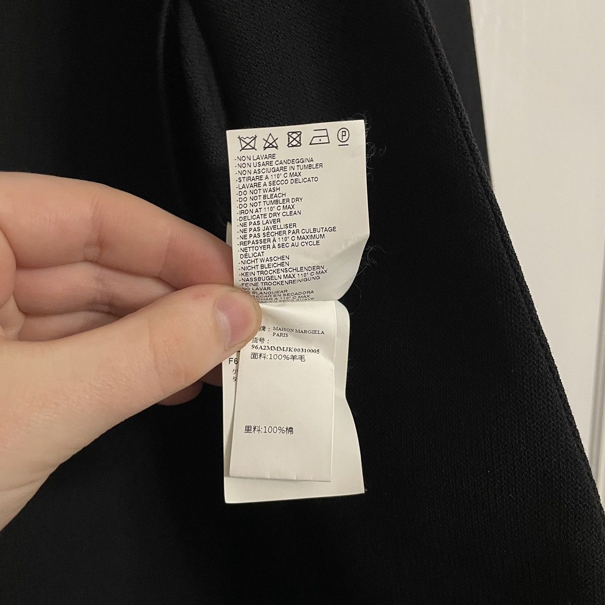 Maison Margiela Rare Maison Margiela Wool Collarless Blazer Size 38L - 6 Thumbnail