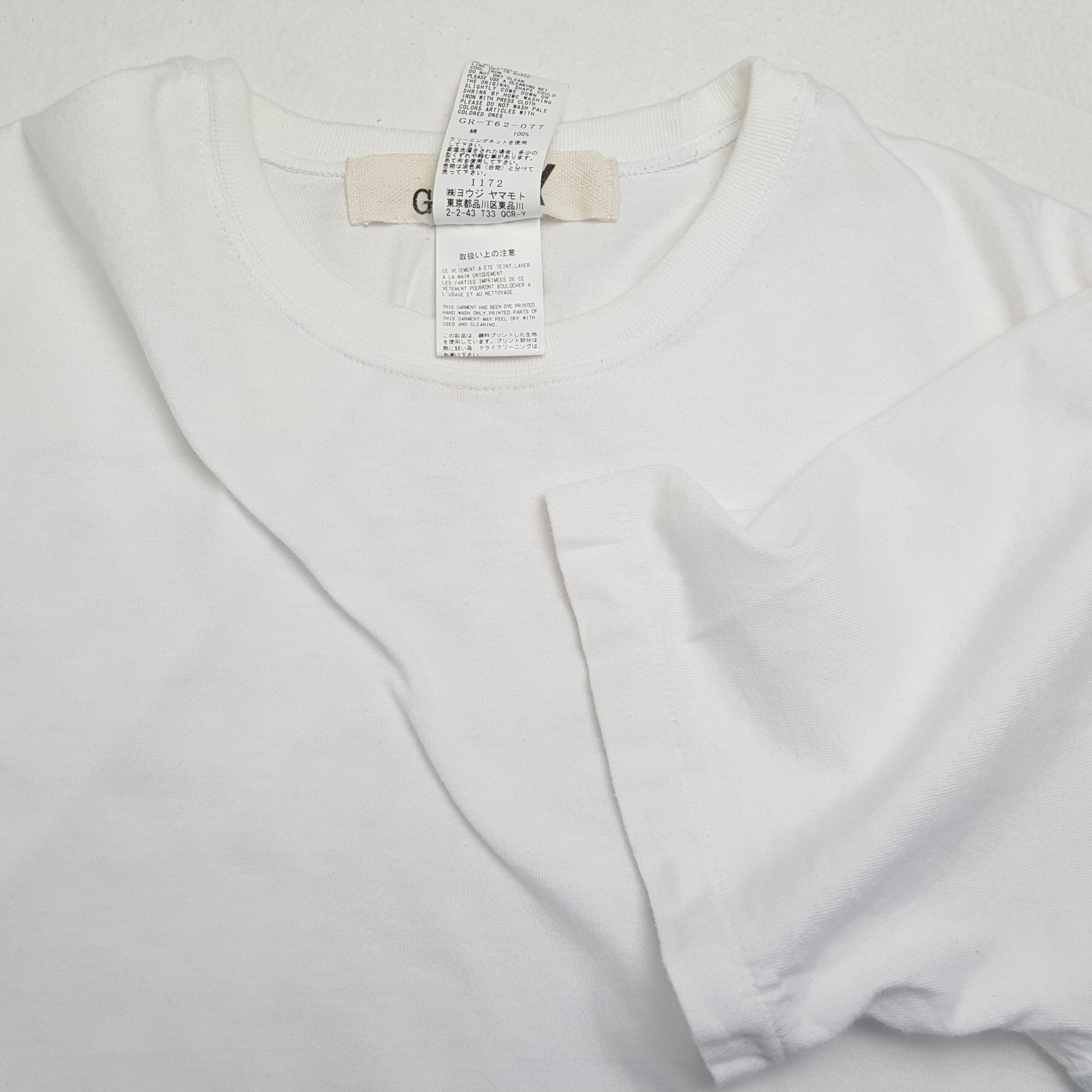 Ground Y × Vintage × Yohji Yamamoto GROUND Y x TORDER Japanese Designer Brand Tshirt Size US L / EU 52-54 / 3 - 6 Thumbnail