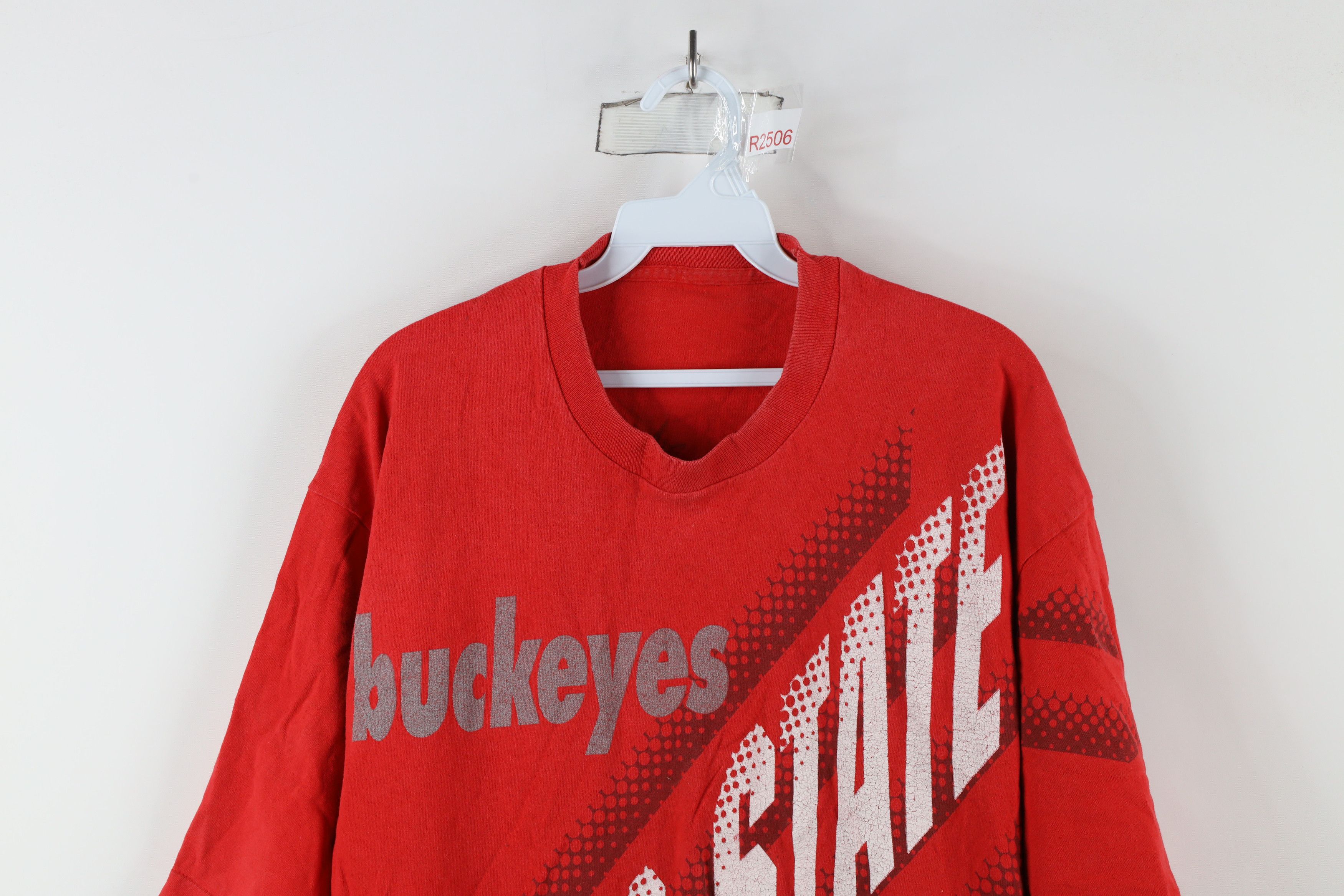 Vintage Vintage 90s All Over Print Ohio State University T-Shirt Size US XL / EU 56 / 4 - 2 Thumbnail
