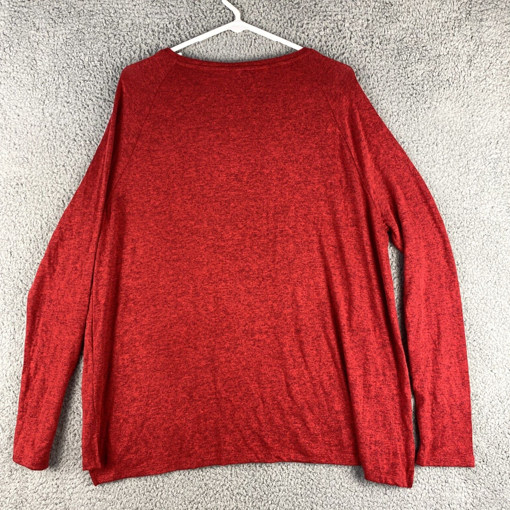 Old Navy Old Navy Sweater Women’s Large Red Long Sleeve Scoop Neck Casual Top Shirt /44-16 Size L / US 10 / IT 46 - 6 Thumbnail