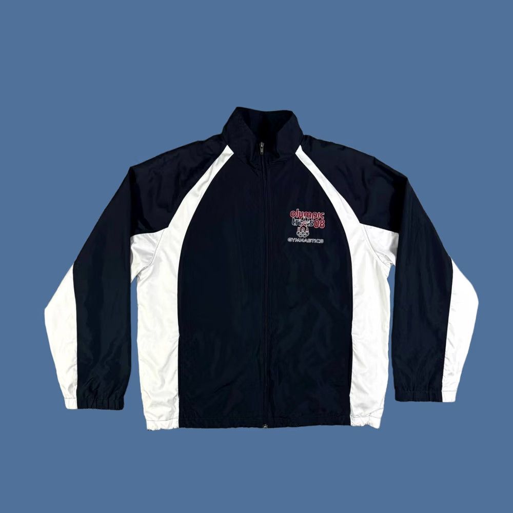 Vintage VINTAGE SPORT-TEK Jacket Windbreaker Olympic 2008 Men's Large Black Size US L / EU 52-54 / 3 - 1 Thumbnail
