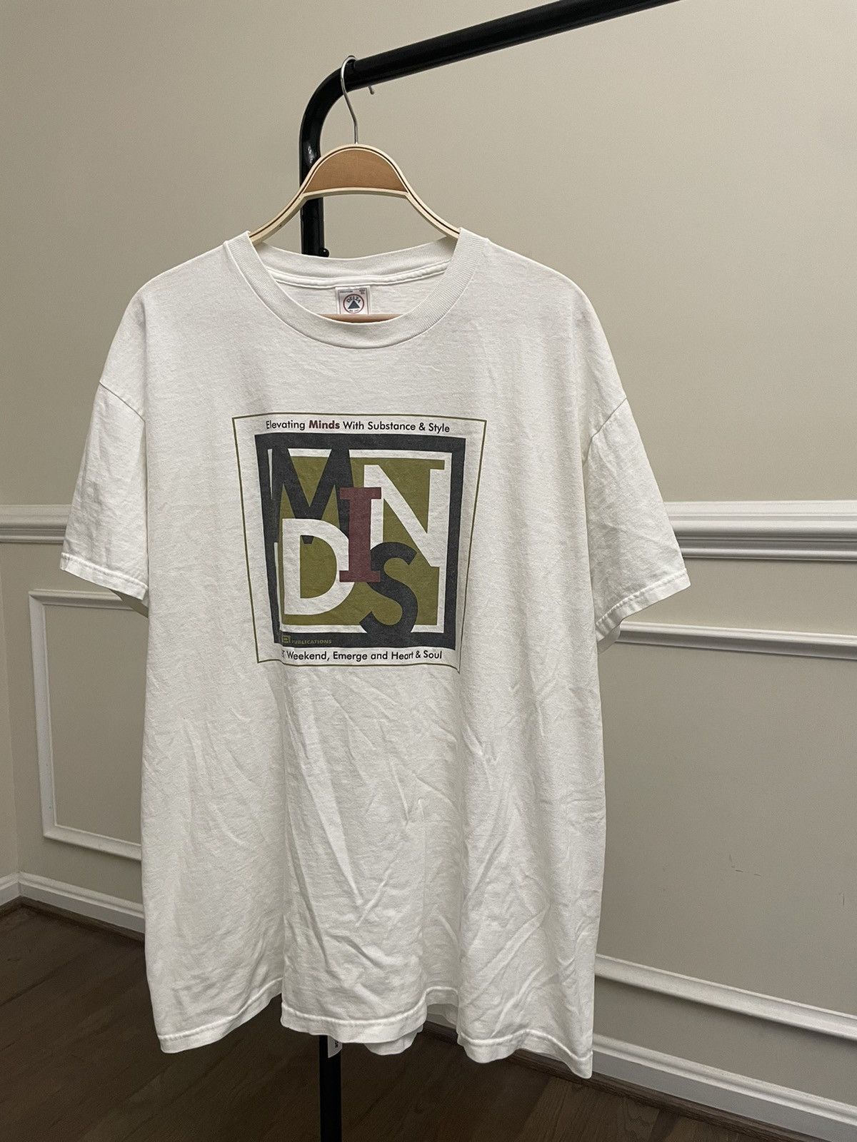 Vintage Vintage 90s Graphic Tee Shirt Rap Tees Unsoundrags Hanes Size US M / EU 48-50 / 2 - 2 Thumbnail