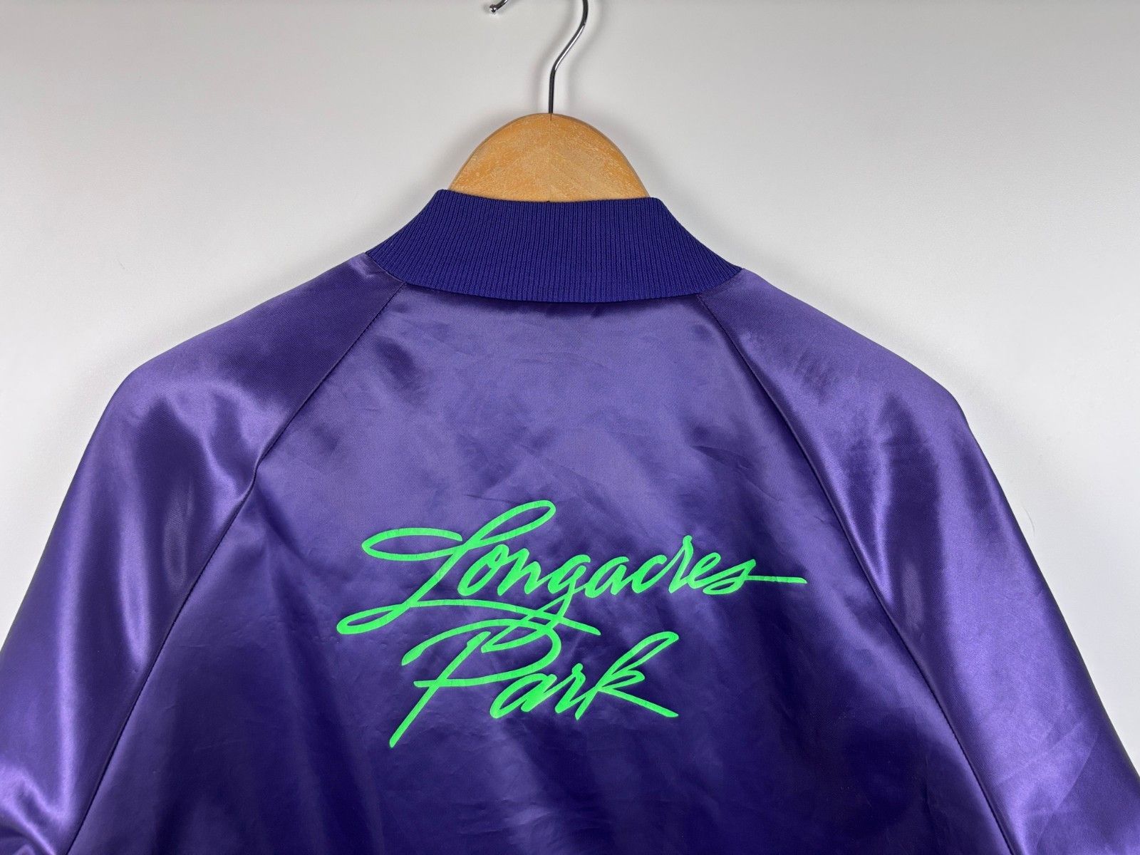 Other Vtg Longacres Park Horse Racing West Ark Satin Bomber USA Size US M / EU 48-50 / 2 - 5 Thumbnail
