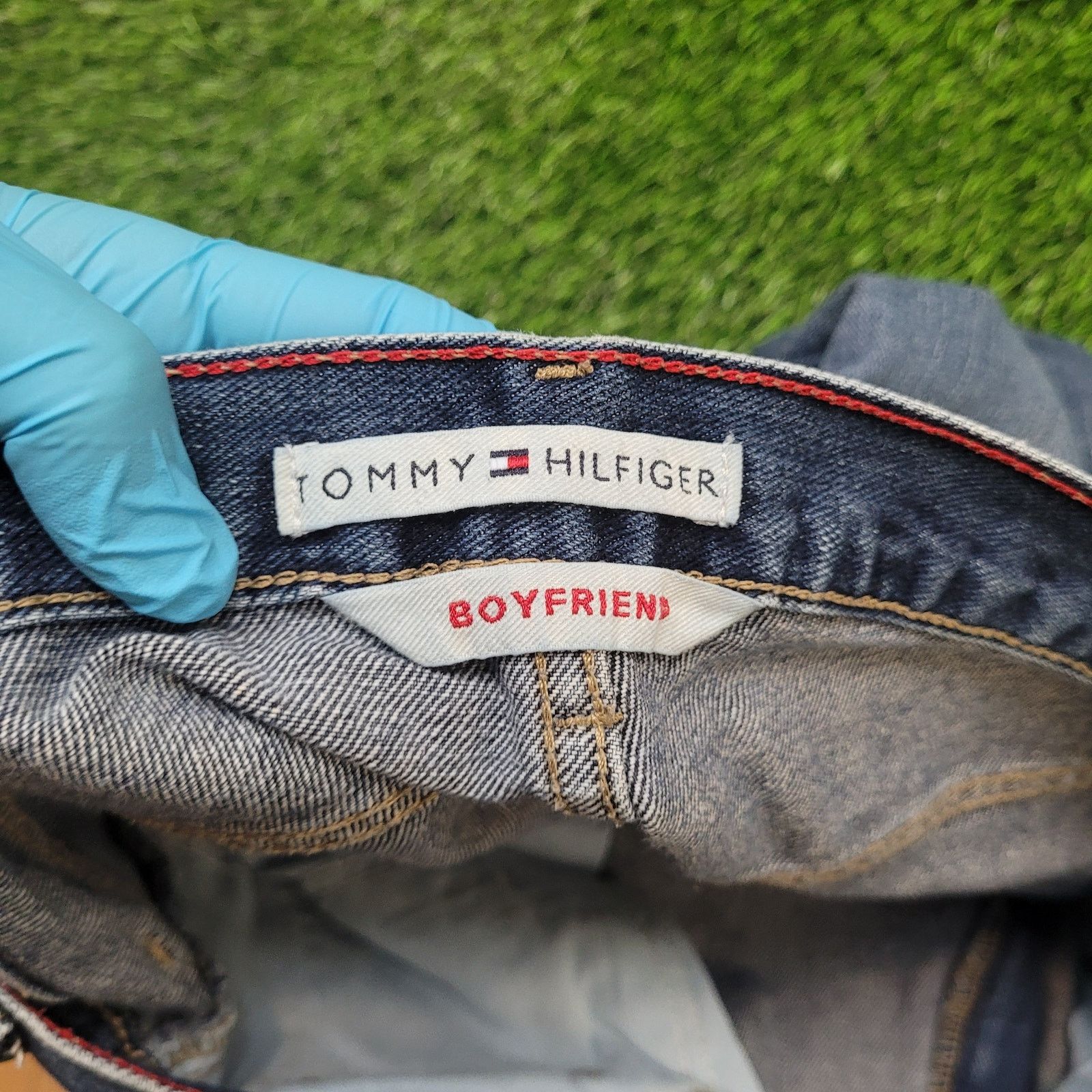 Tommy Hilfiger Y2K Tommy Hilfiger Boyfriend Jeans Womens 14L High Waisted Size 36" / US 14 / IT 50 - 9 Thumbnail