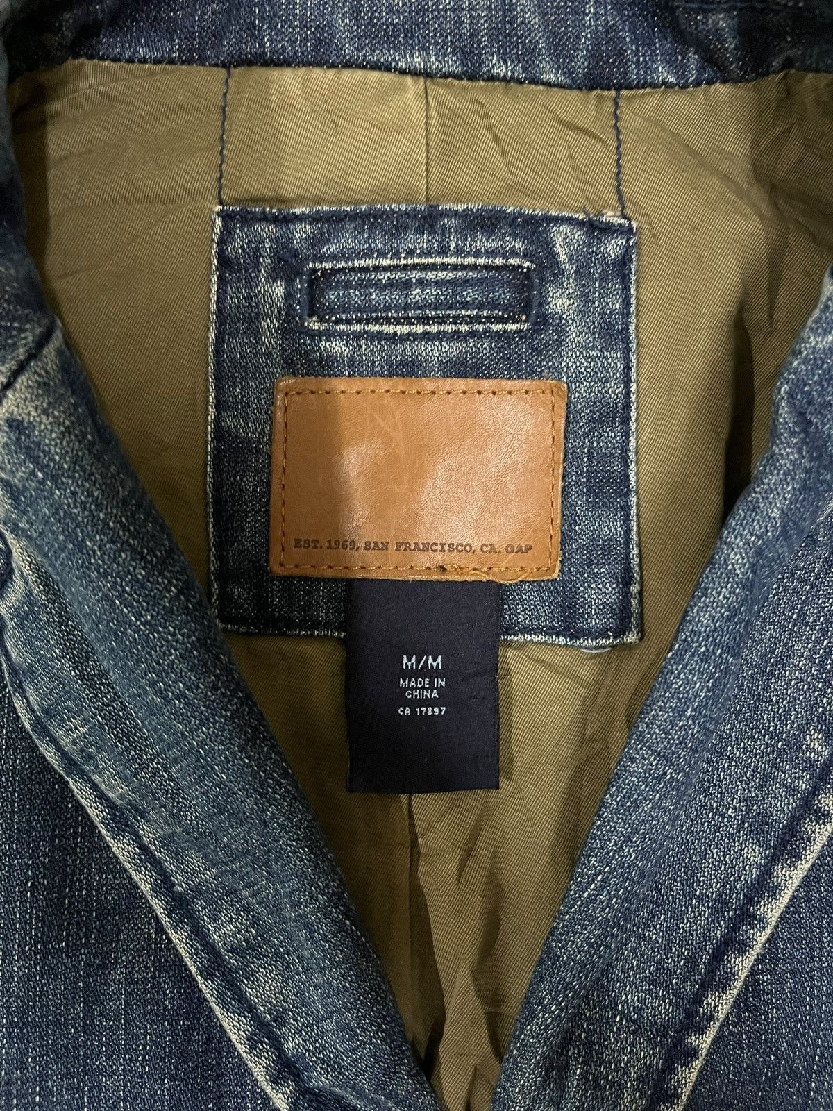 Gap SALES 🔥 Vintage Gap 1969 Trucker Denim Jacket Size US M / EU 48-50 / 2 - 3 Thumbnail