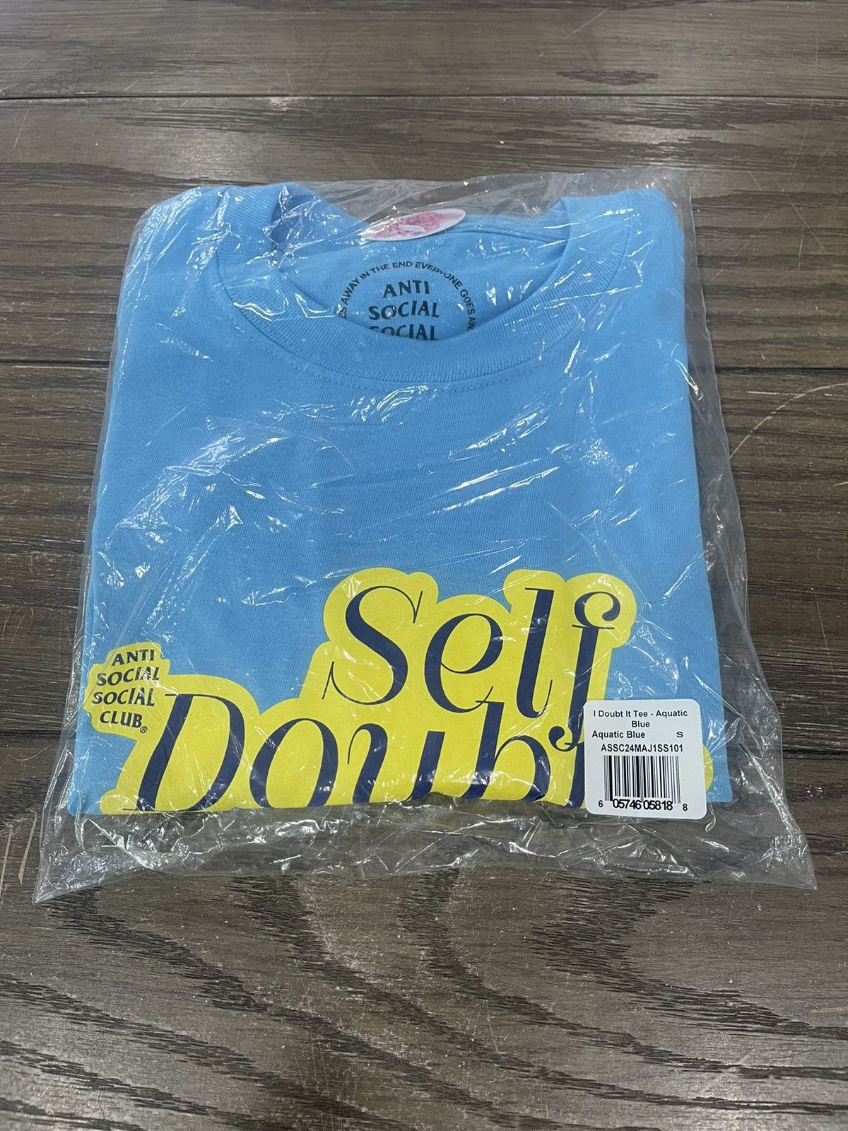 Anti Social Social Club × Designer ‼️ ASSC Anti Social Club I Doubt It Tee Blue Size Small ‼️ Size S / US 4 / IT 40 - 10 Thumbnail