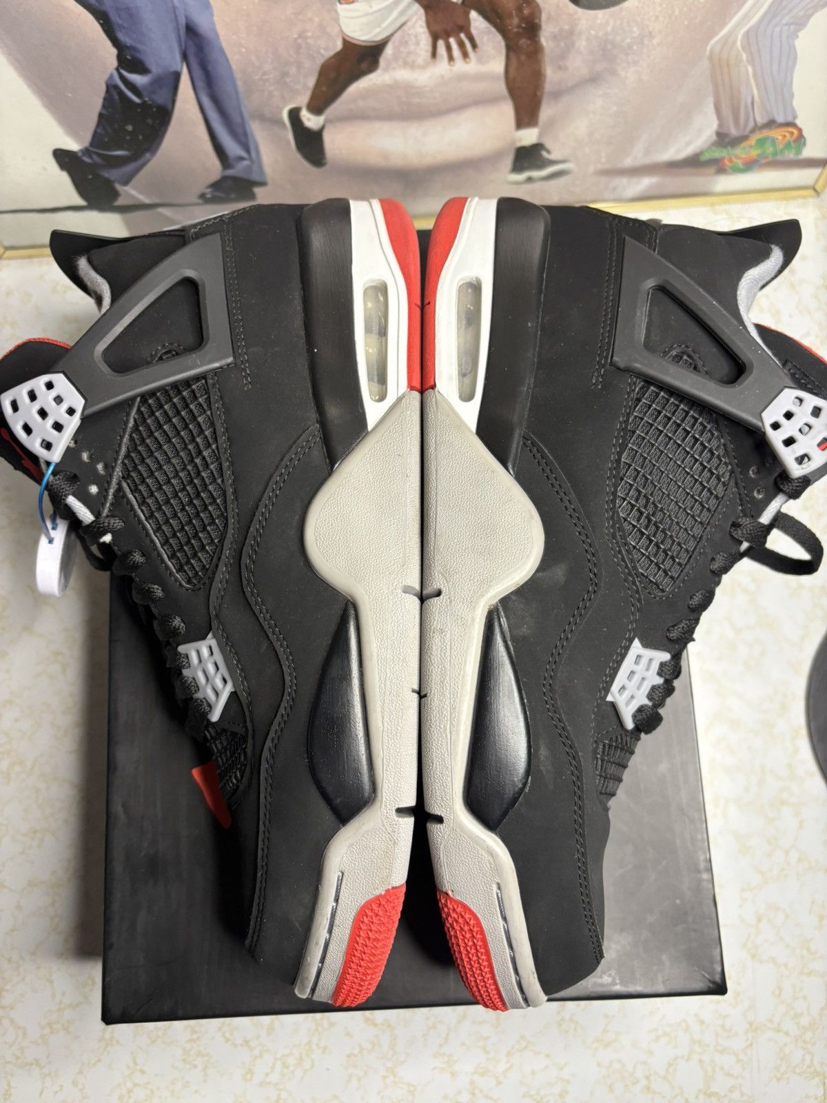 Jordan Brand Jordan Retro 4 ‘Bred’ Size US 10 / EU 43 - 5 Thumbnail