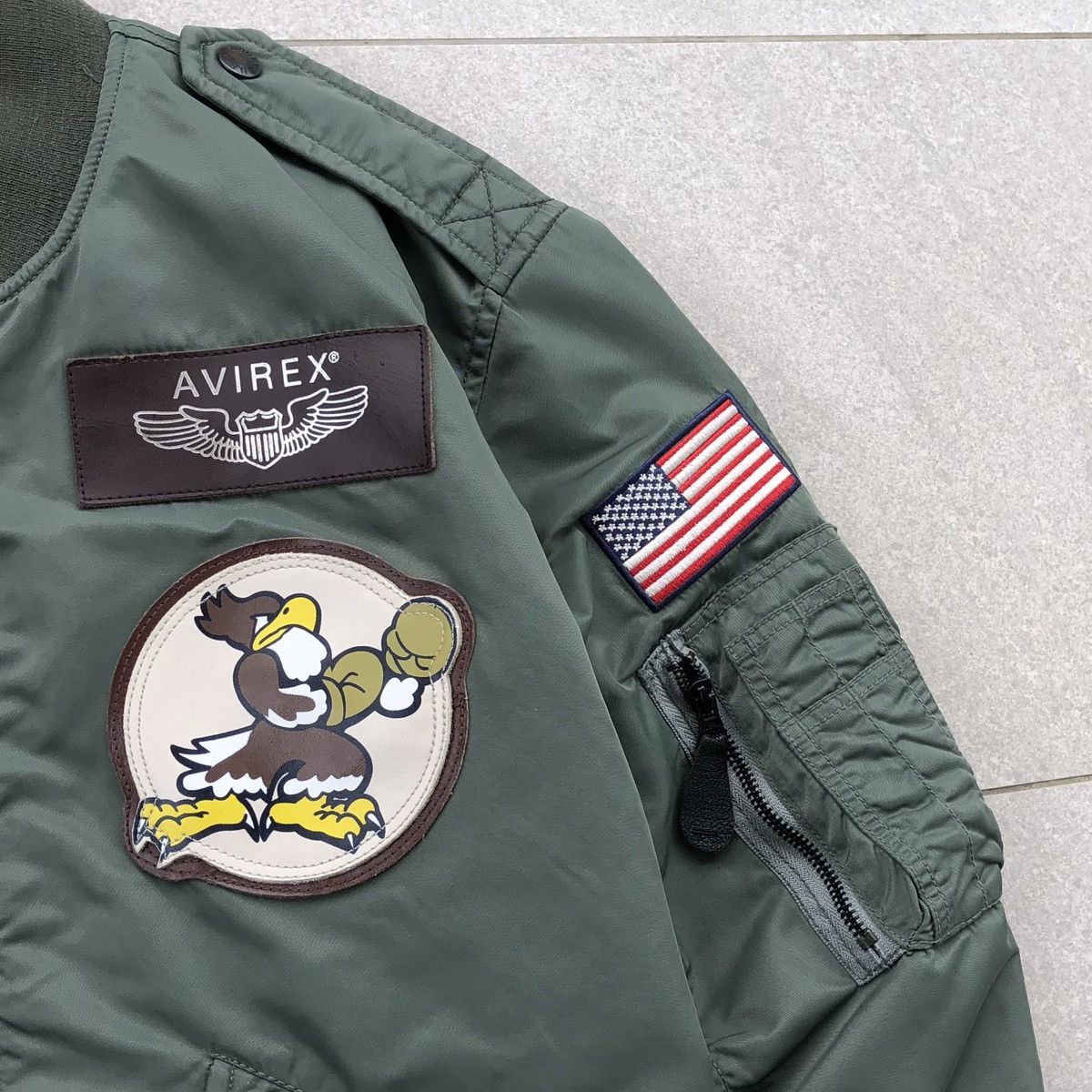 Avirex Avirex MA-1 Patches Logo Flight Military Bomber Jackets Size US M / EU 48-50 / 2 - 10 Thumbnail