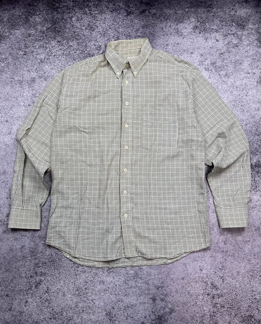 Burberry Vintage 90s Burberrys Shirt Button Ups Checker Shirt Rare Size US L / EU 52-54 / 3 - 1 Thumbnail