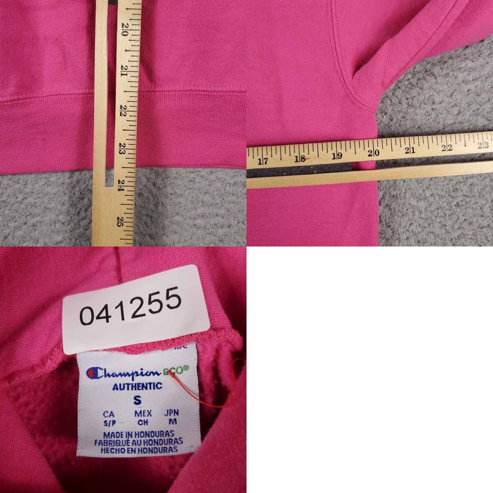 Champion Champion Pullover Hoodie Sweatshirt Womens Small Pink Camouflage Size S / US 4 / IT 40 - 8 Thumbnail