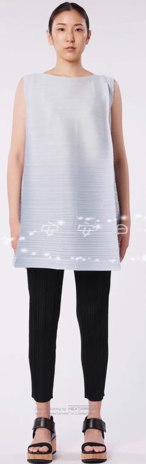 Issey Miyake Issey Miyake Black Tank Top Size L / US 10 / IT 46 - 2 Thumbnail