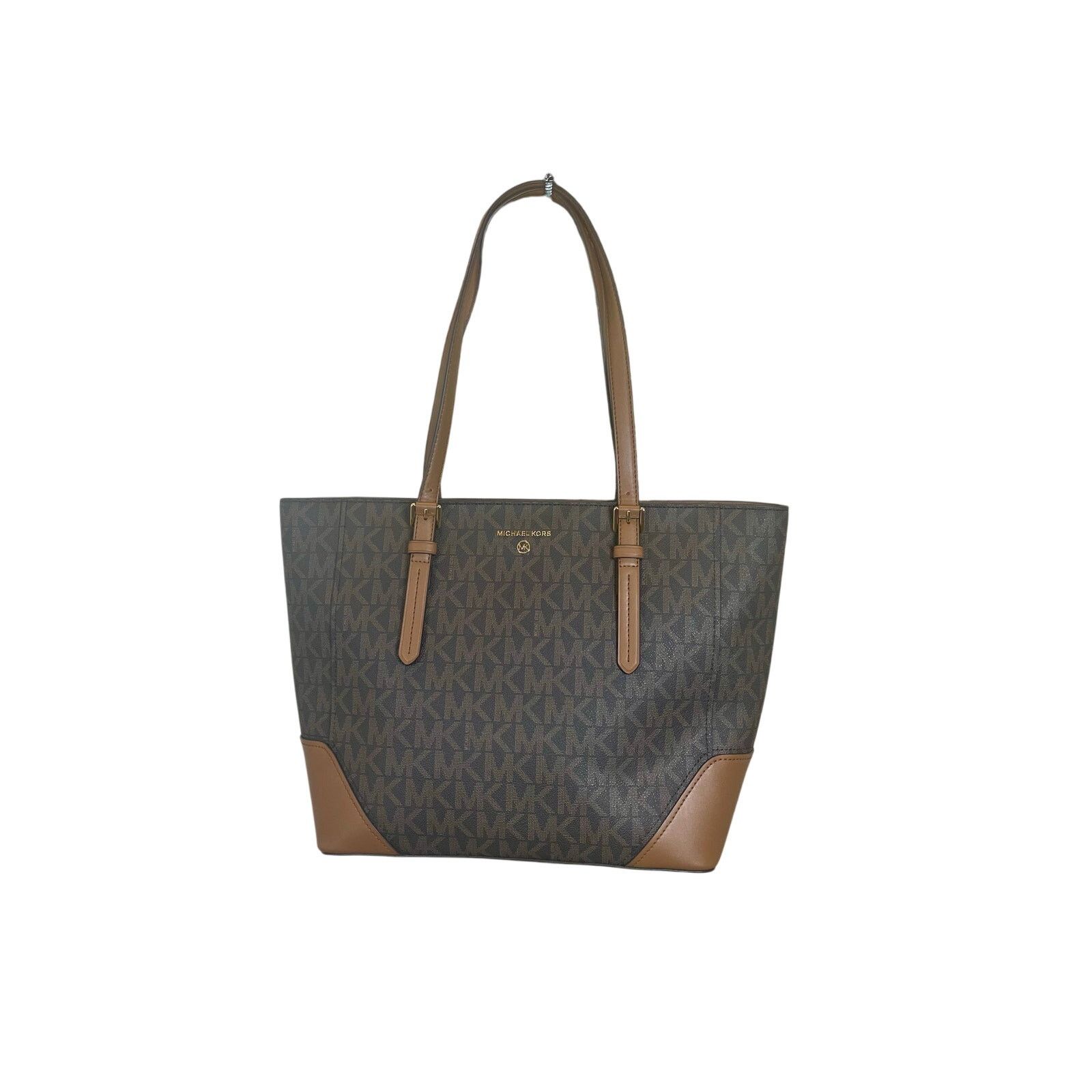 NEW MICHAEL KORS ARIA LARGE TOTE BAG BROWN/ACORN CARRY ALL