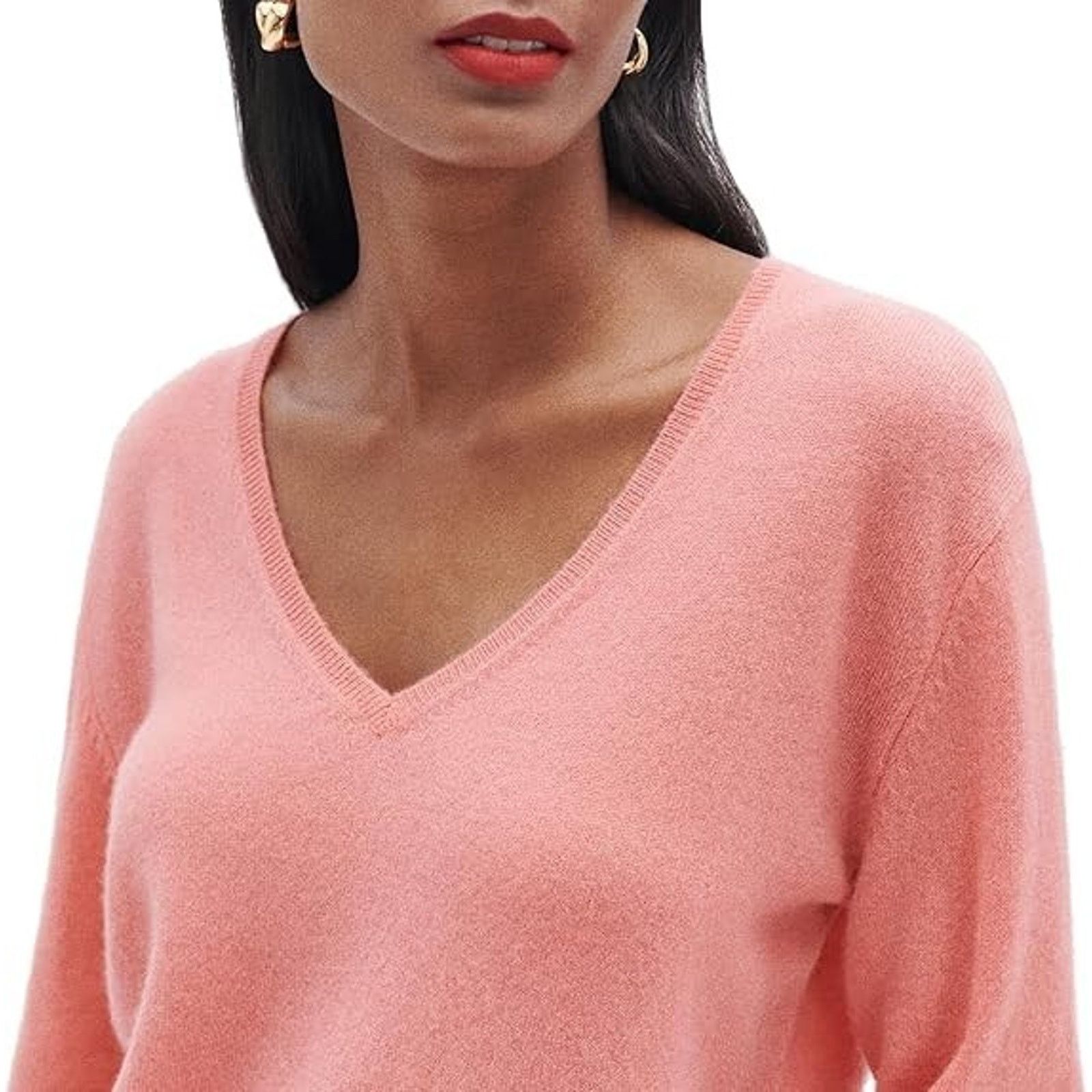 Free People Free People 100% Pullover Medium coral A001490 Size M / US 6-8 / IT 42-44 - 1 Thumbnail