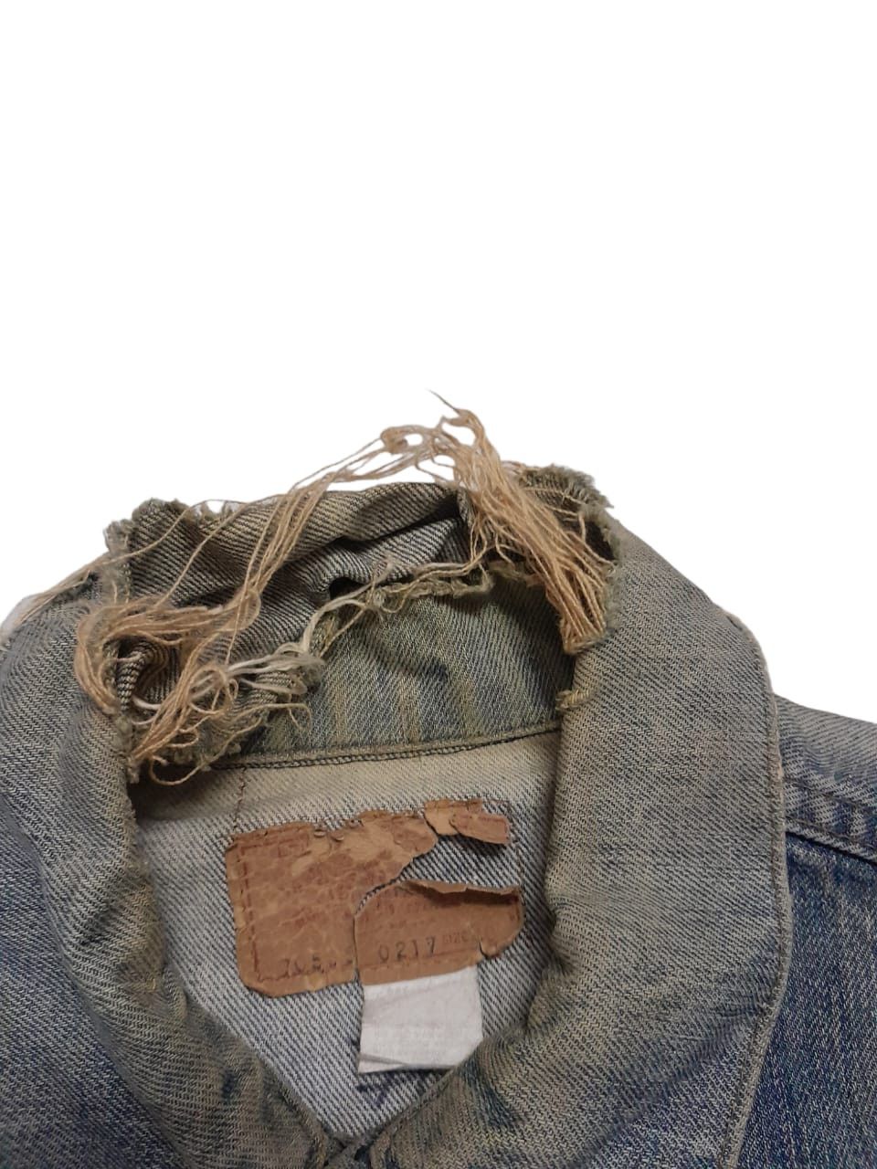 Levi's 80s Levis 505 Denim USA Jacket Button Stamped 522 (F26) Size US M / EU 48-50 / 2 - 4 Thumbnail