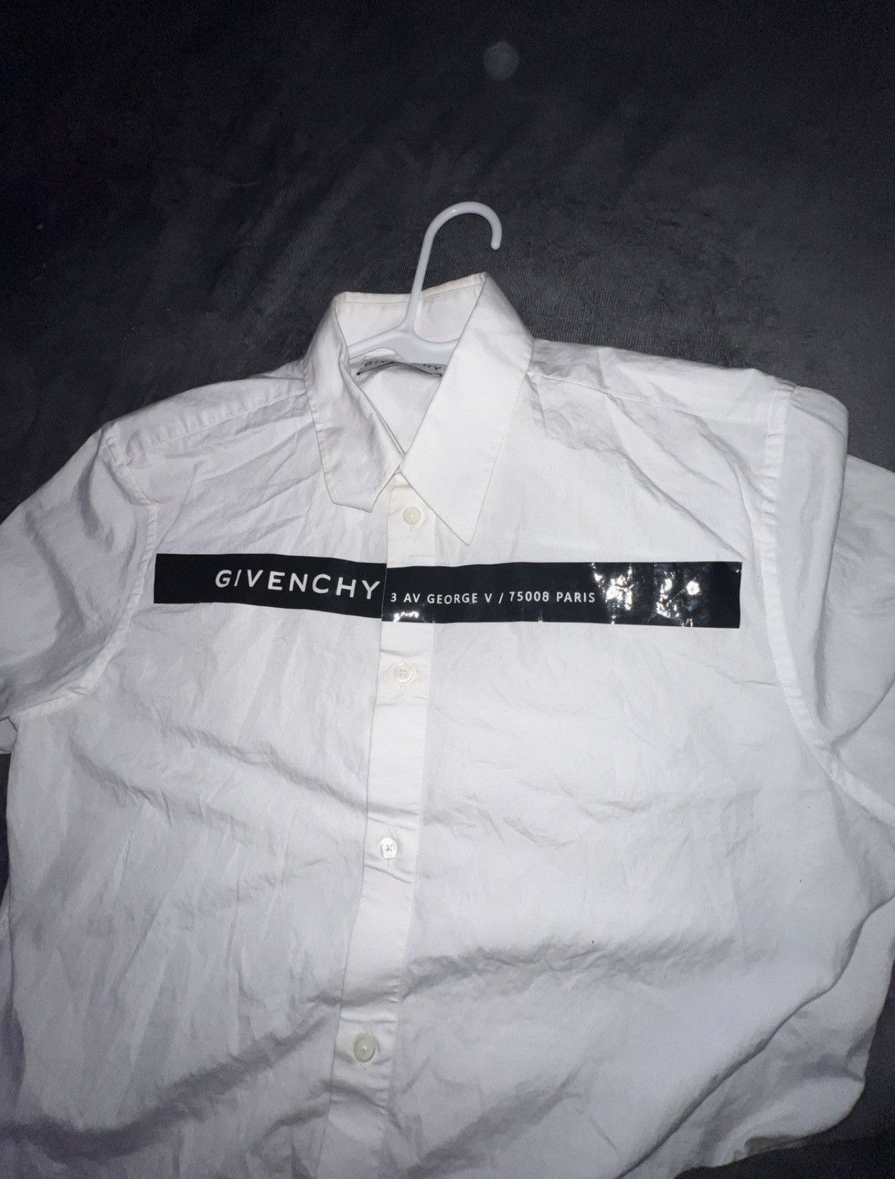 Givenchy White GIVENCHY 75008 PARIS button up Size US L / EU 52-54 / 3 - 1 Thumbnail