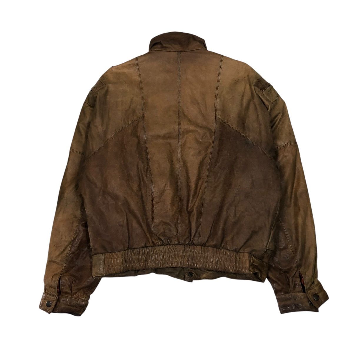 Japanese Brand 🔥VINTAGE LEATHER JACKET BOMBER SIN THUNG ISSEY MIYAKE Size US M / EU 48-50 / 2 - 2 Thumbnail
