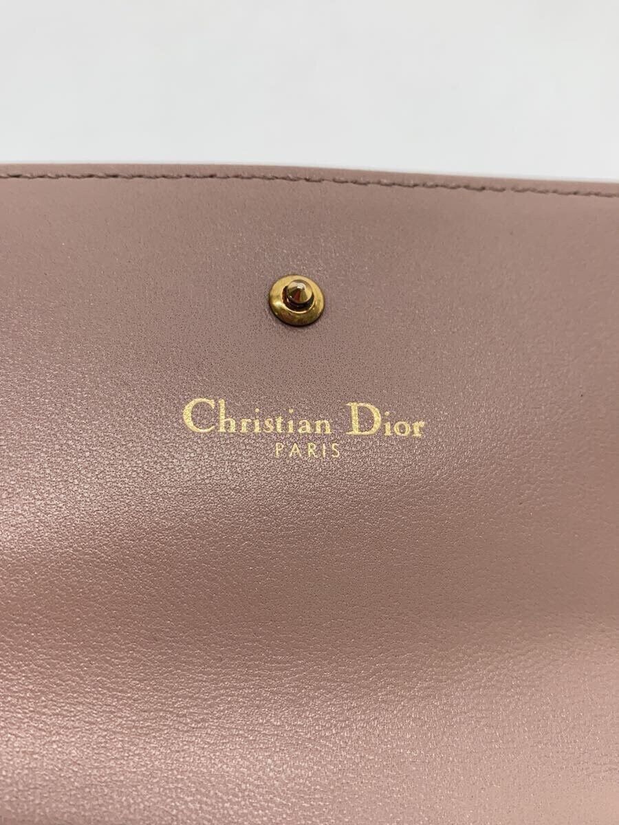 Dior Dior Leather Tri-Fold Wallet Pink Size ONE SIZE - 3 Thumbnail