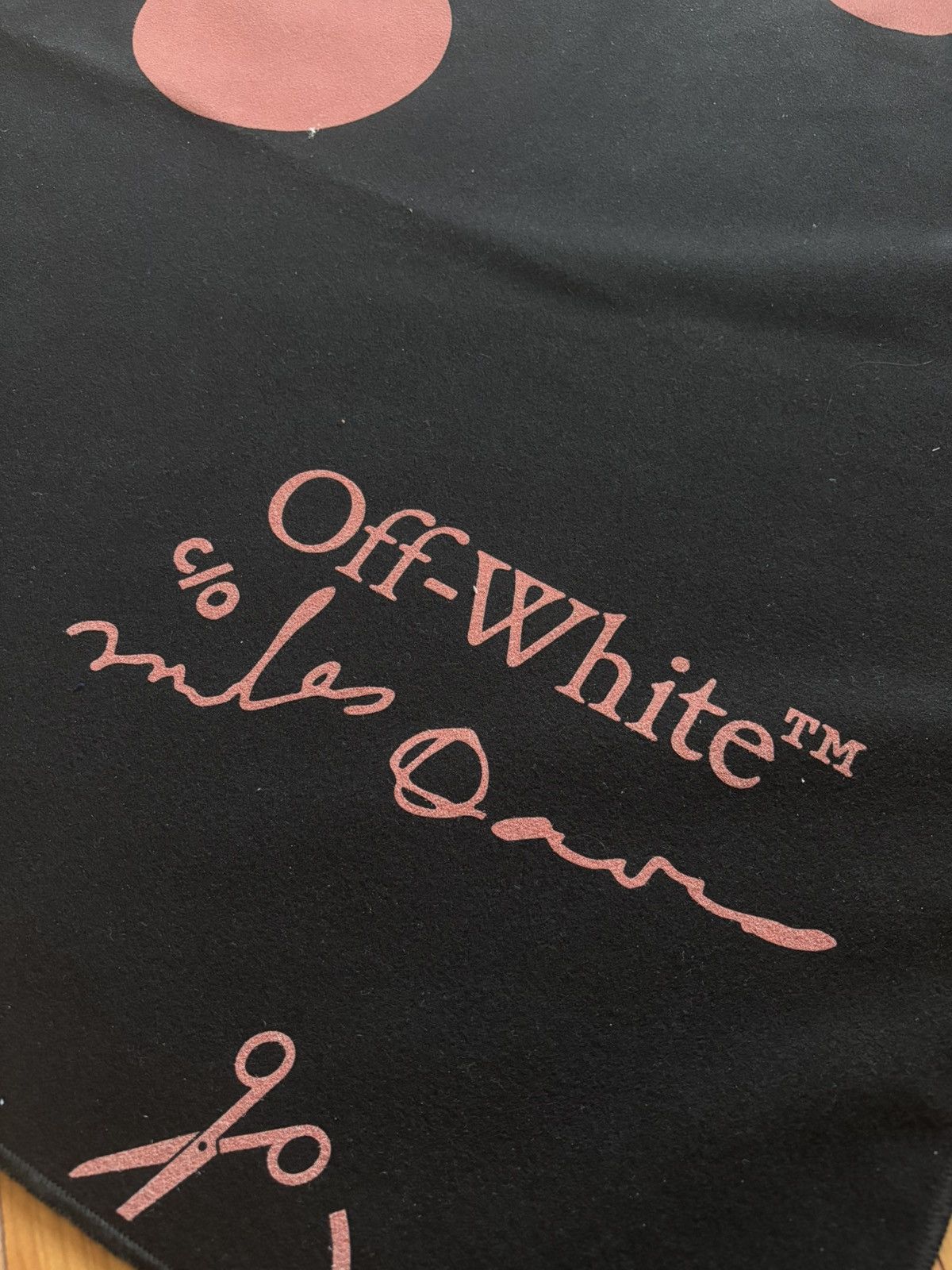 Off-White Off-White FW26 Runway “Mr. Davis” Exclusive Blanket Rug Size ONE SIZE - 3 Thumbnail