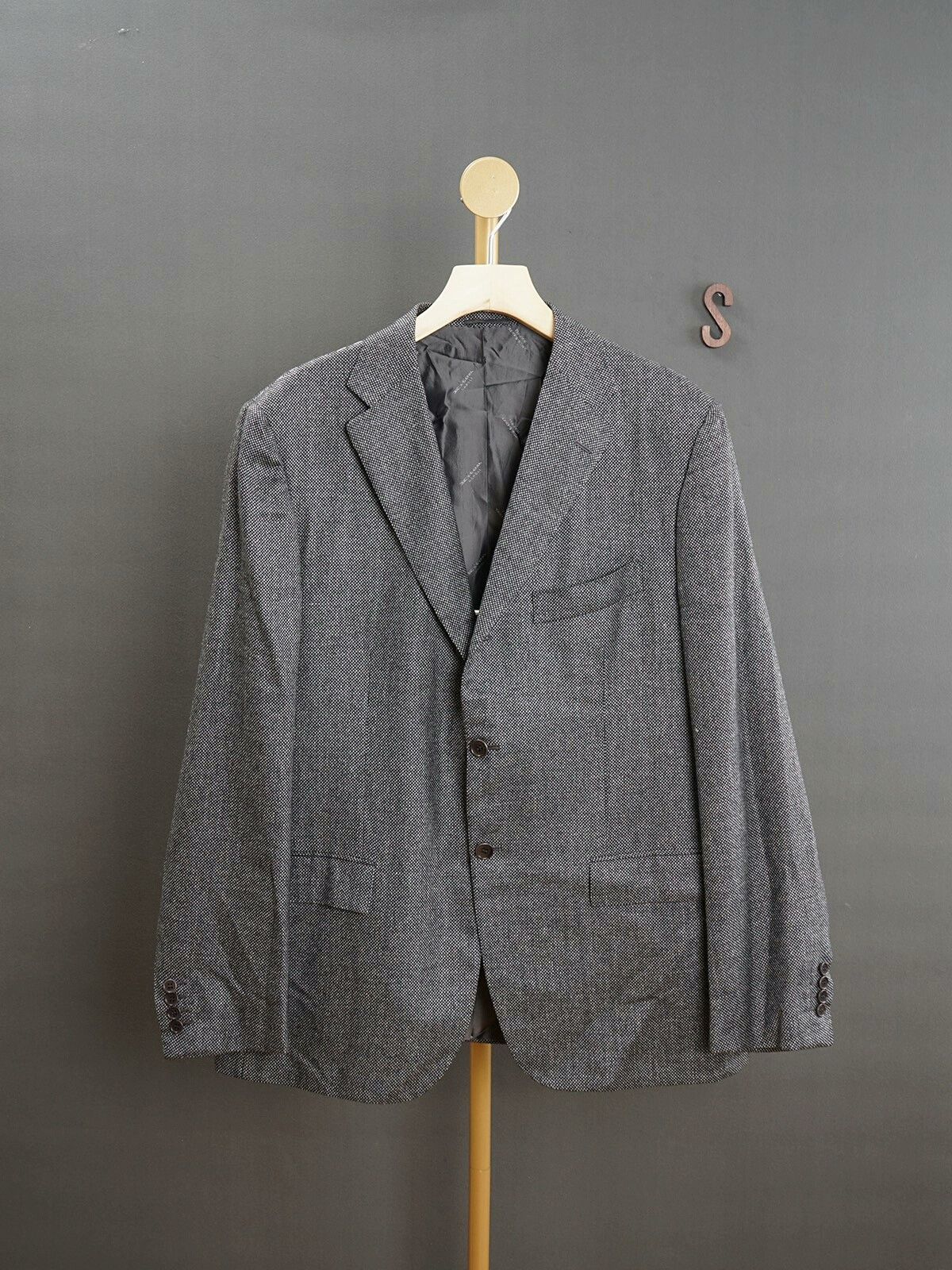 Kiton Gray Cashmere Suit Jacket by Kiton Size US L / EU 52-54 / 3 - 1 Thumbnail