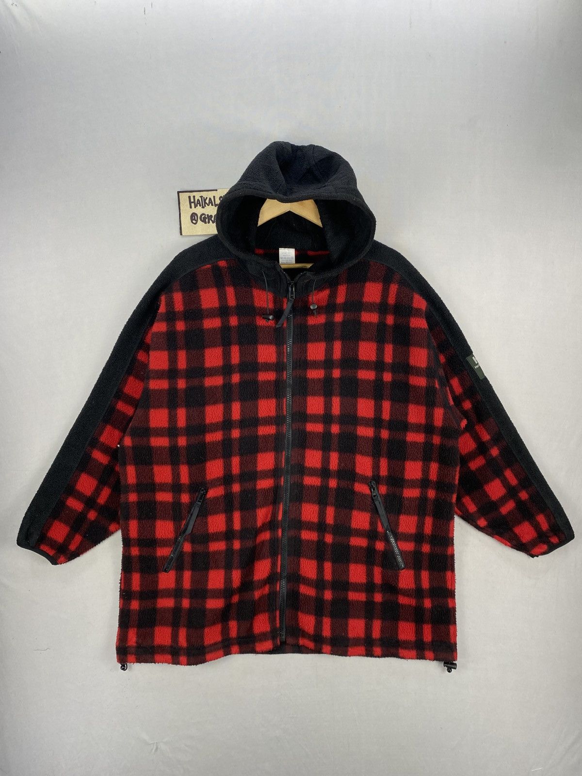 Helly Hansen Helly Hansen Vintage Fleece Hoodie Jacket Checkered Size US XXL / EU 58 / 5 - 1 Thumbnail