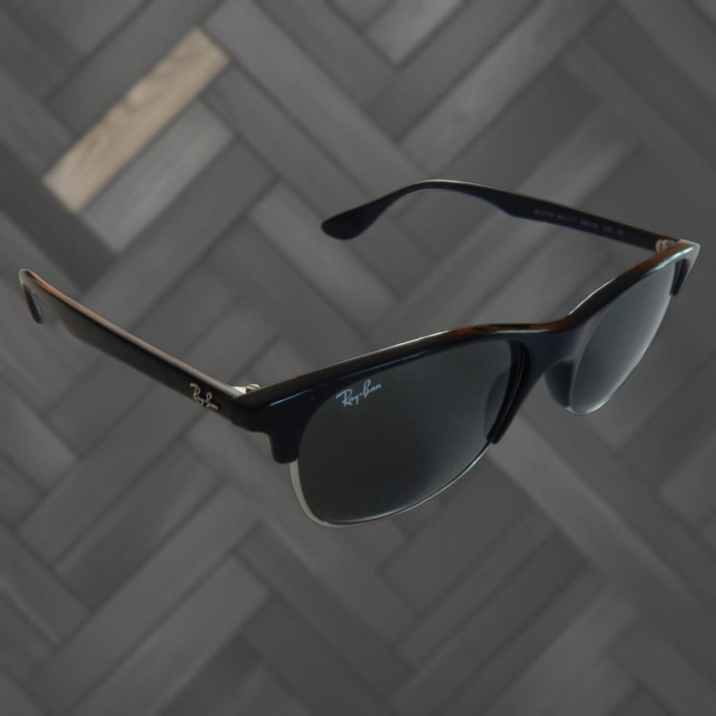 Vintage VINTAGE Ray-Ban Sunglasses Unisex Adults Black Frame Black Lenses 55mm 18 145 Size ONE SIZE - 1 Thumbnail