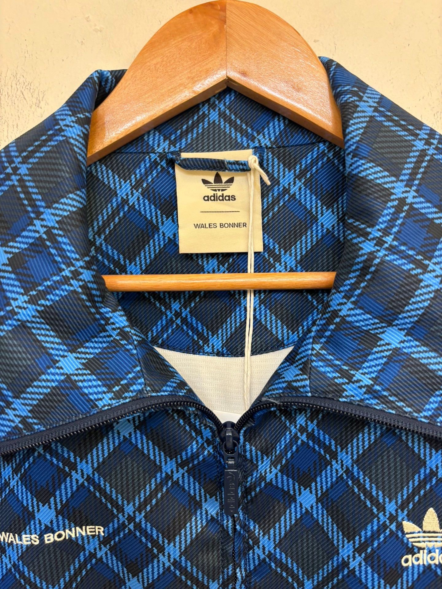 Wales Bonner wales Bonner x adidas Tartan 3-Stripes Knit Short Jacket (L) Size US L / EU 52-54 / 3 - 2 Thumbnail