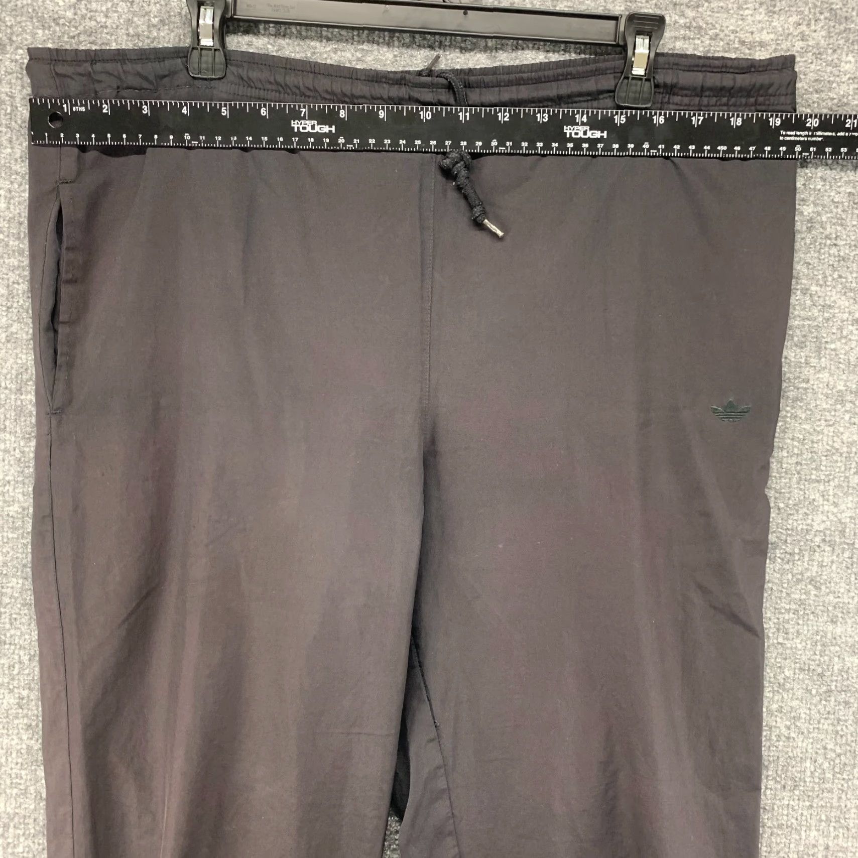 Adidas Adidas Pants Mens Medium M Gray Track Jogger Active Athletic Zip Hem Pull On Size US 39 - 7 Thumbnail