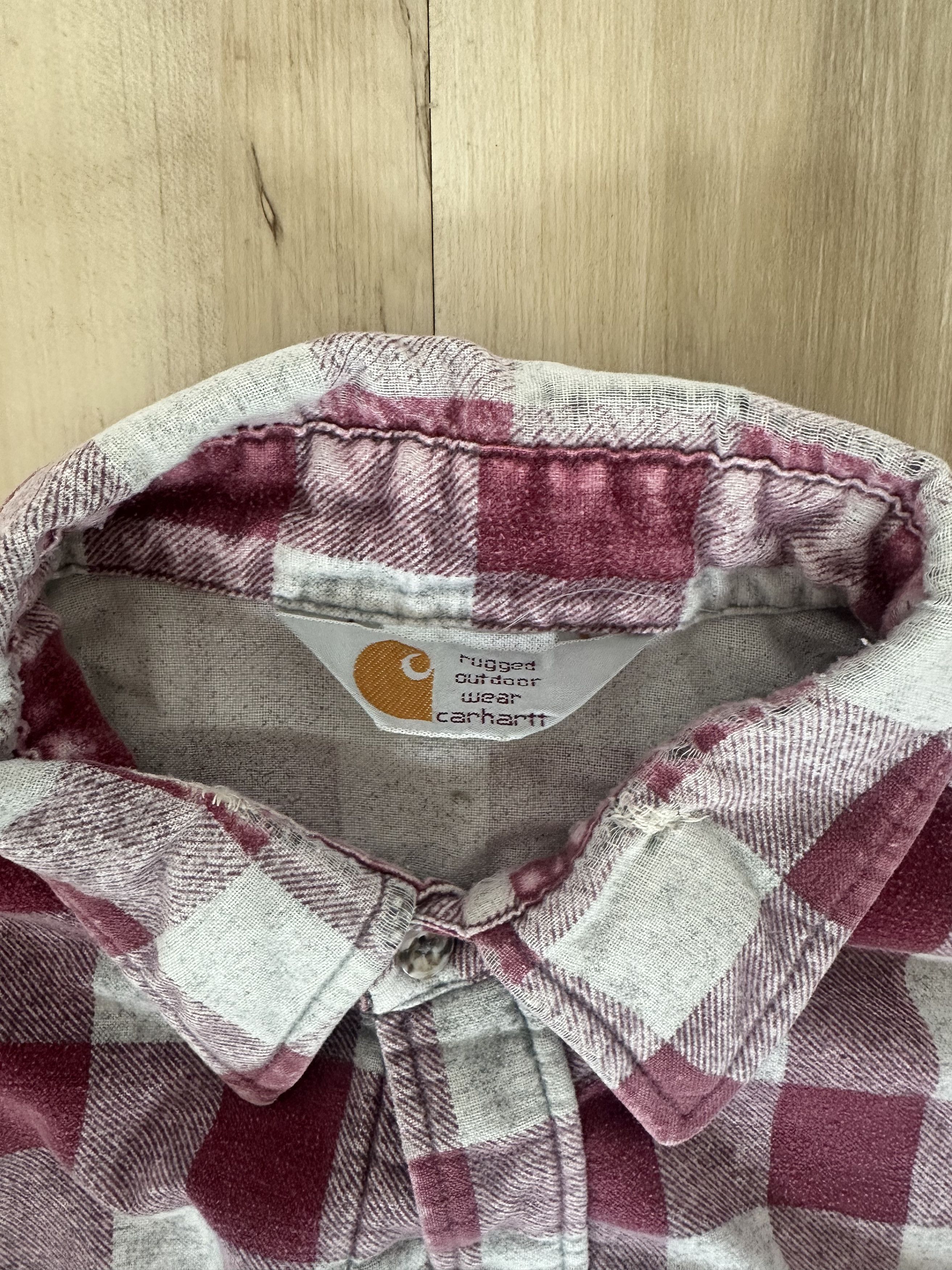 Carhartt Carhartt Light Red Flannel Shirt – Size L Size US L / EU 52-54 / 3 - 3 Thumbnail