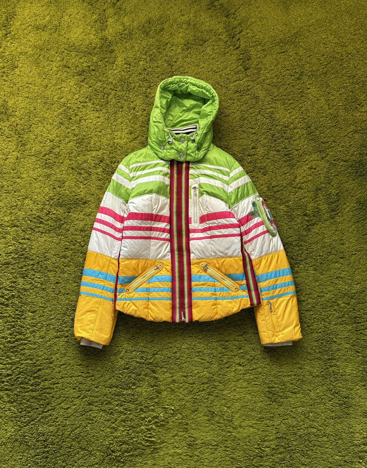 Bogner × Designer Bogner coloured down puffer jacket Size M / US 6-8 / IT 42-44 - 1 Thumbnail