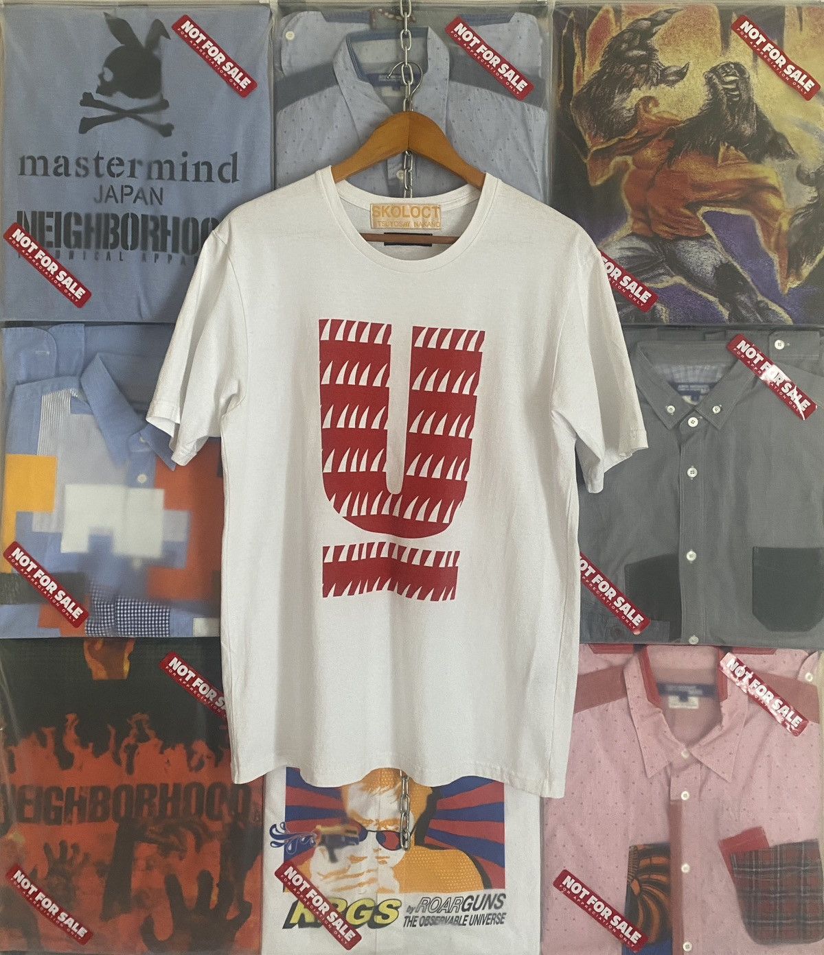 Jun Takahashi × Skoloct × Undercover Classic x Undercover Scoloct Rabbit Tee Spell Out Big Logo Size US M / EU 48-50 / 2 - 3 Thumbnail