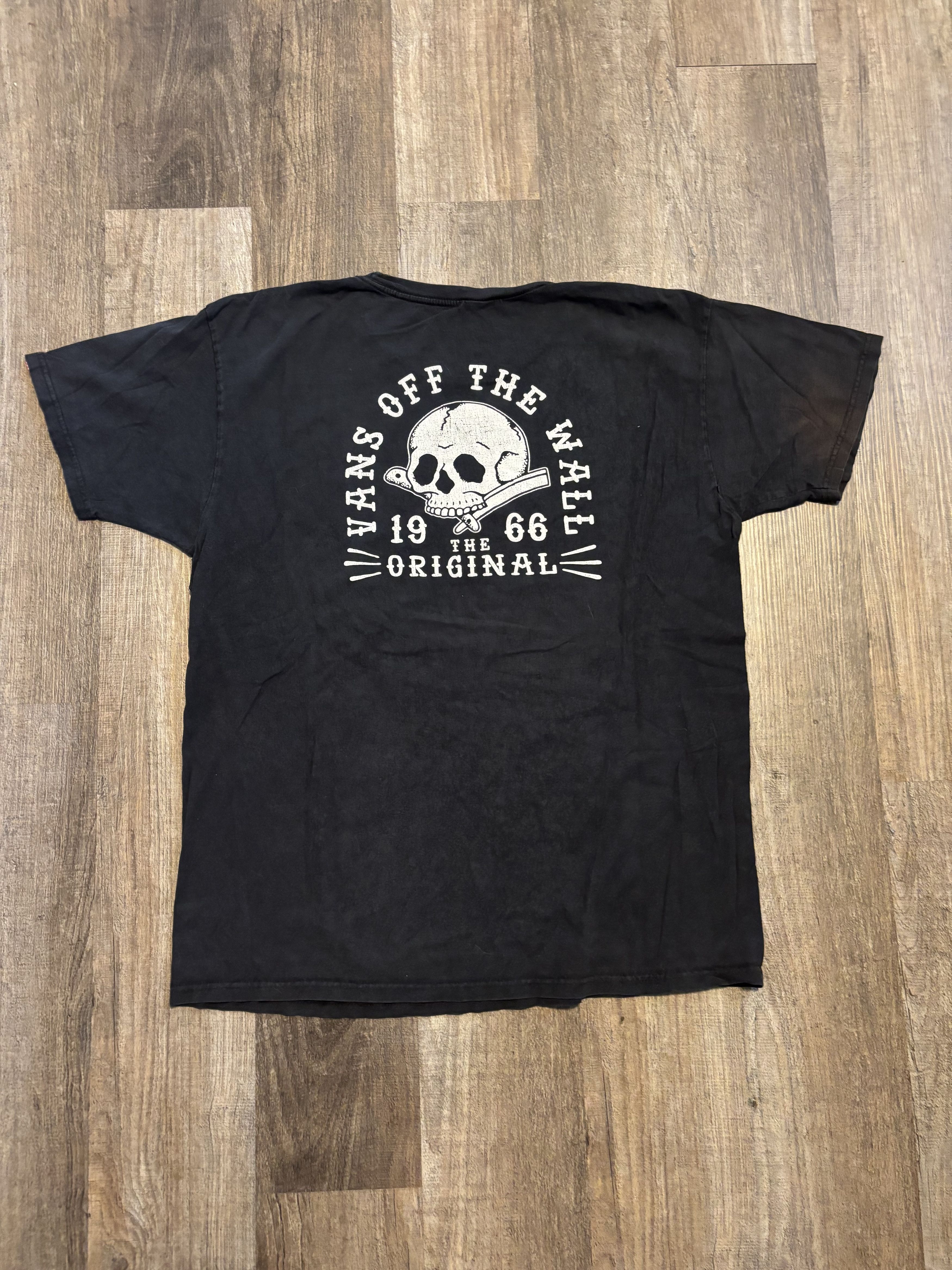 Vans Vans Skull Logo Graphic Tee Shirt Size US L / EU 52-54 / 3 - 3 Thumbnail