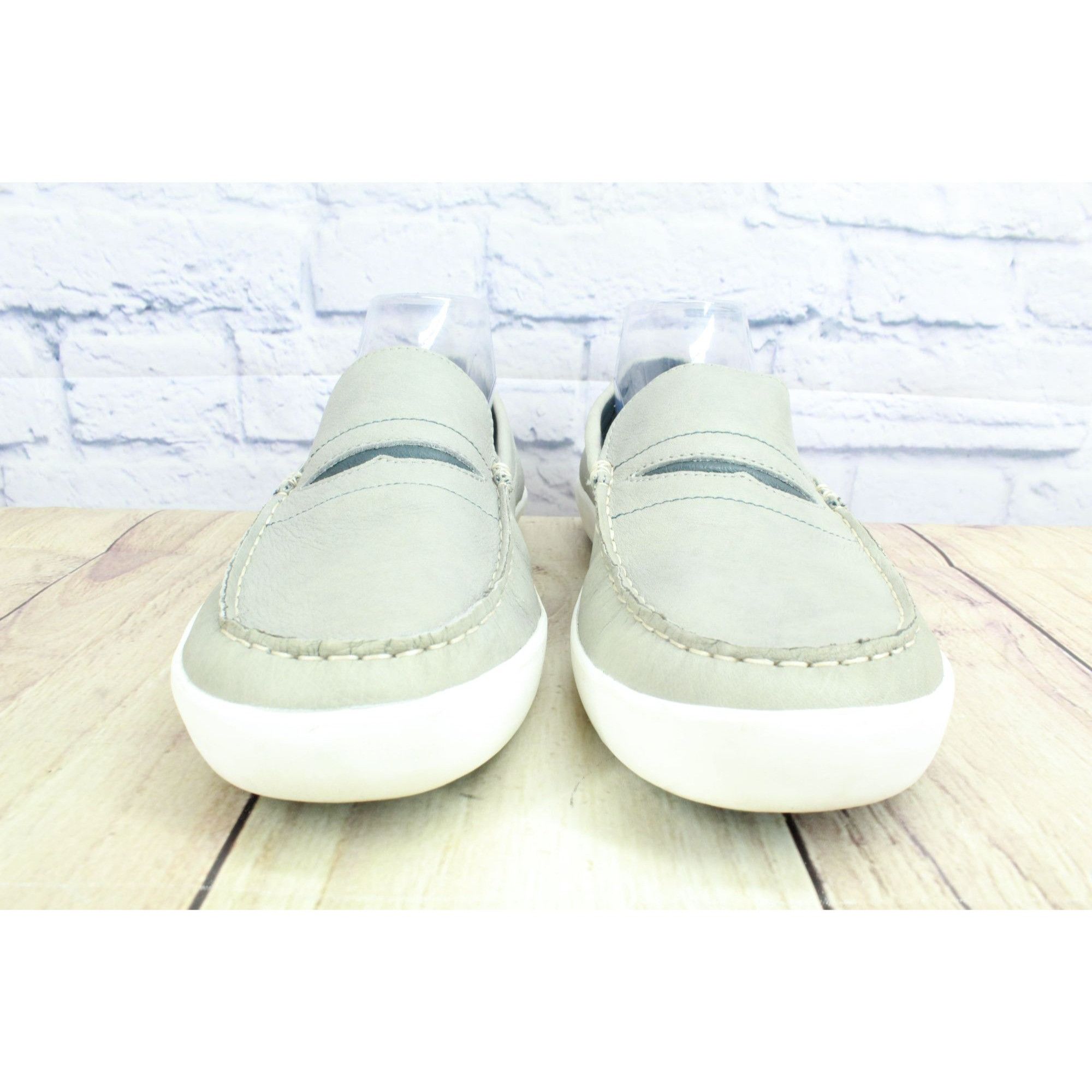 L.L. Bean LL Bean Mountainville Men's Gray Leather Slip-On Penny Loafe Size US 11 / EU 44 - 5 Thumbnail